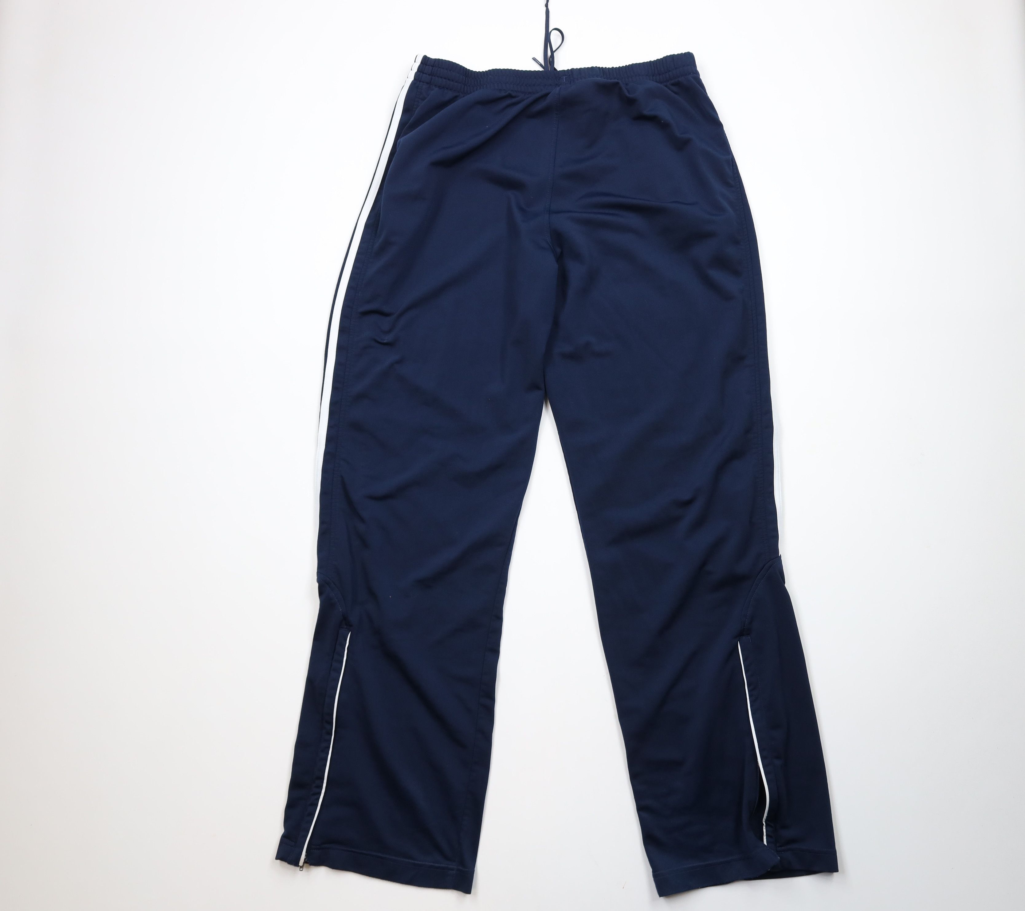 Adidas × Vintage Vintage Y2K Adidas Striped Spell Wide Leg Sweatpants Blue Size US 38 / EU 54 - 8 Thumbnail