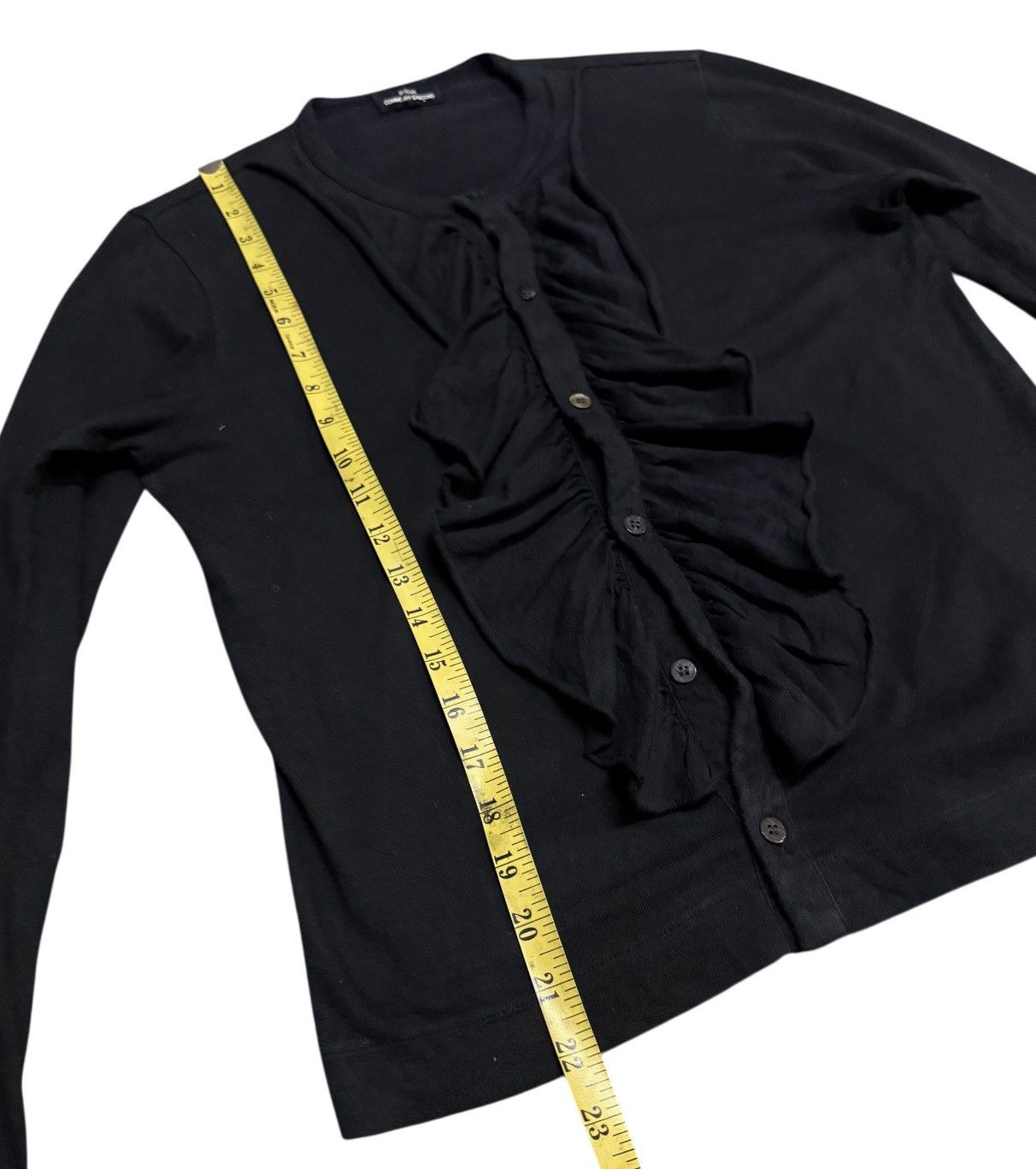 Comme des Garcons Comme Des Garcons Tricot Botton Long-sleeved Black Size S / US 4 / IT 40 - 7 Thumbnail