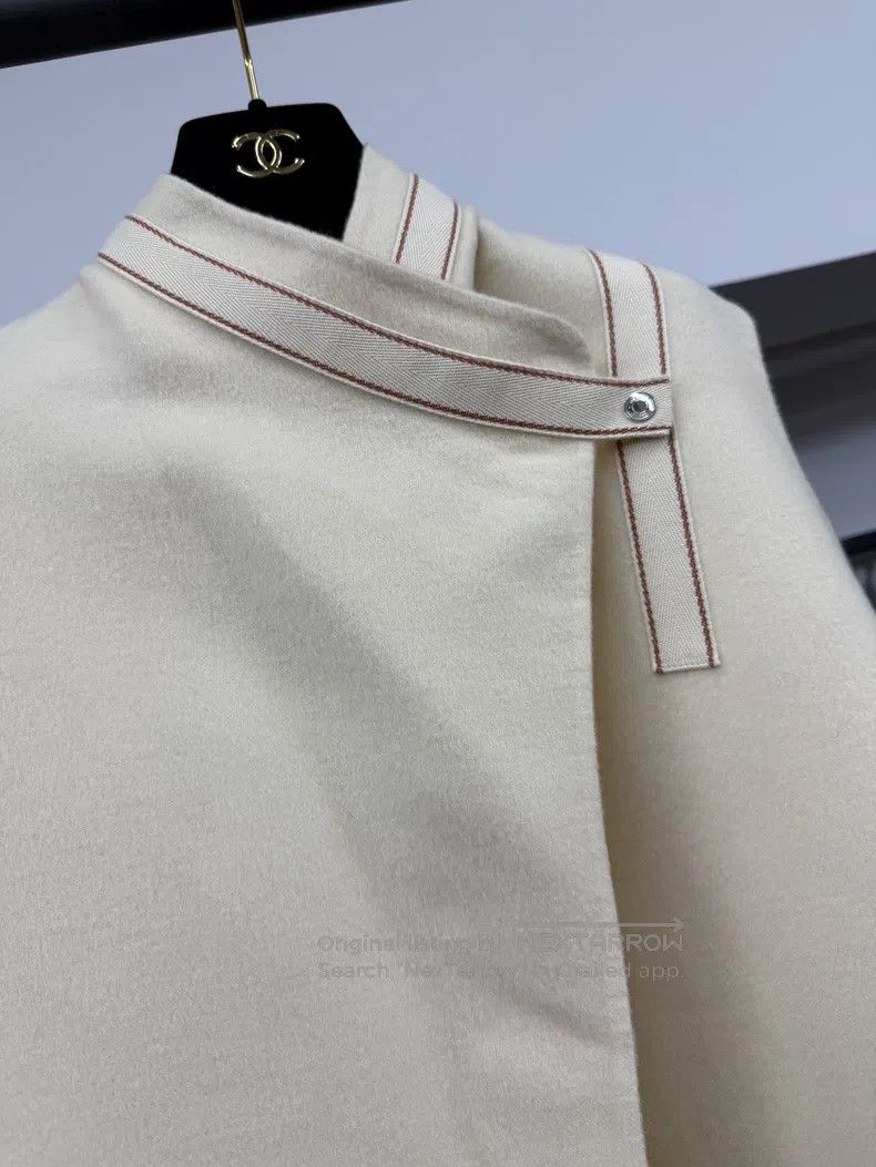 Hermes Hermes Cream White Cashmere Vest Size XS / US 0-2 / IT 36-38 - 2 Thumbnail