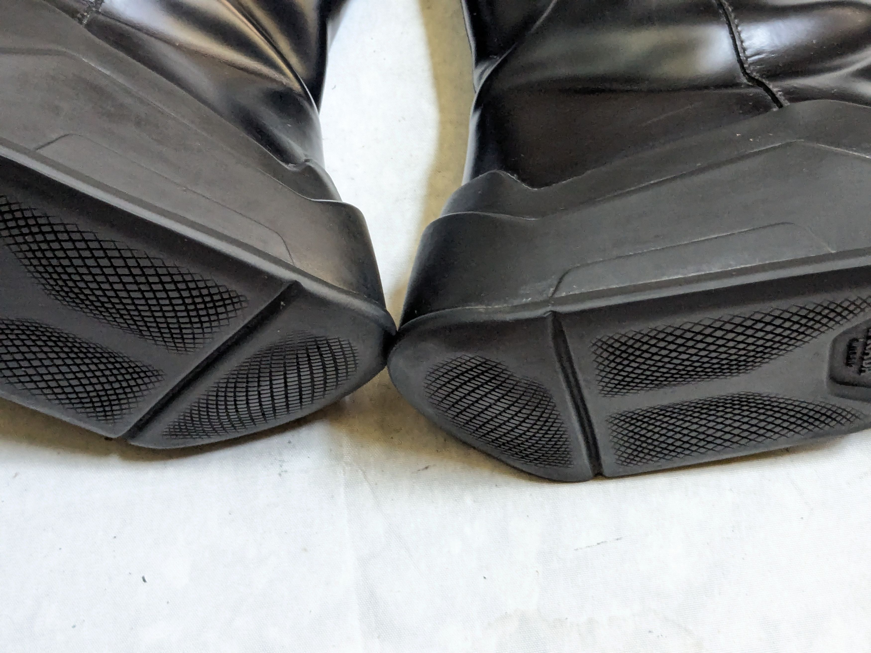 Prada Prada Side Zip Boots Black 10.5 Leather Chunky Y2K Size US 10.5 / EU 43-44 - 18 Thumbnail