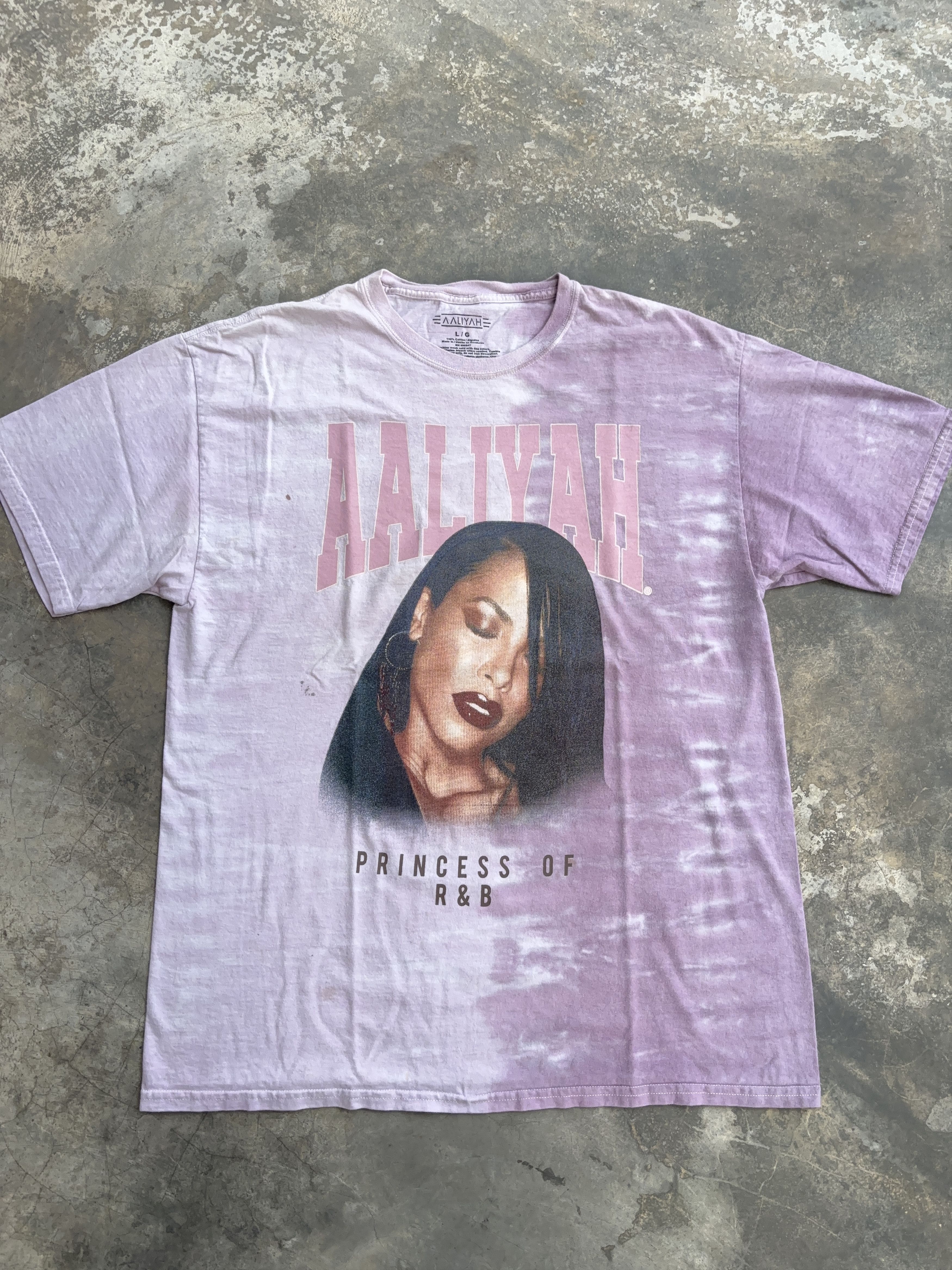 Other Aaliyah Princess Of R&B Purple Vintage Tie Dye T-Shirt Size US L / EU 52-54 / 3 - 2 Thumbnail
