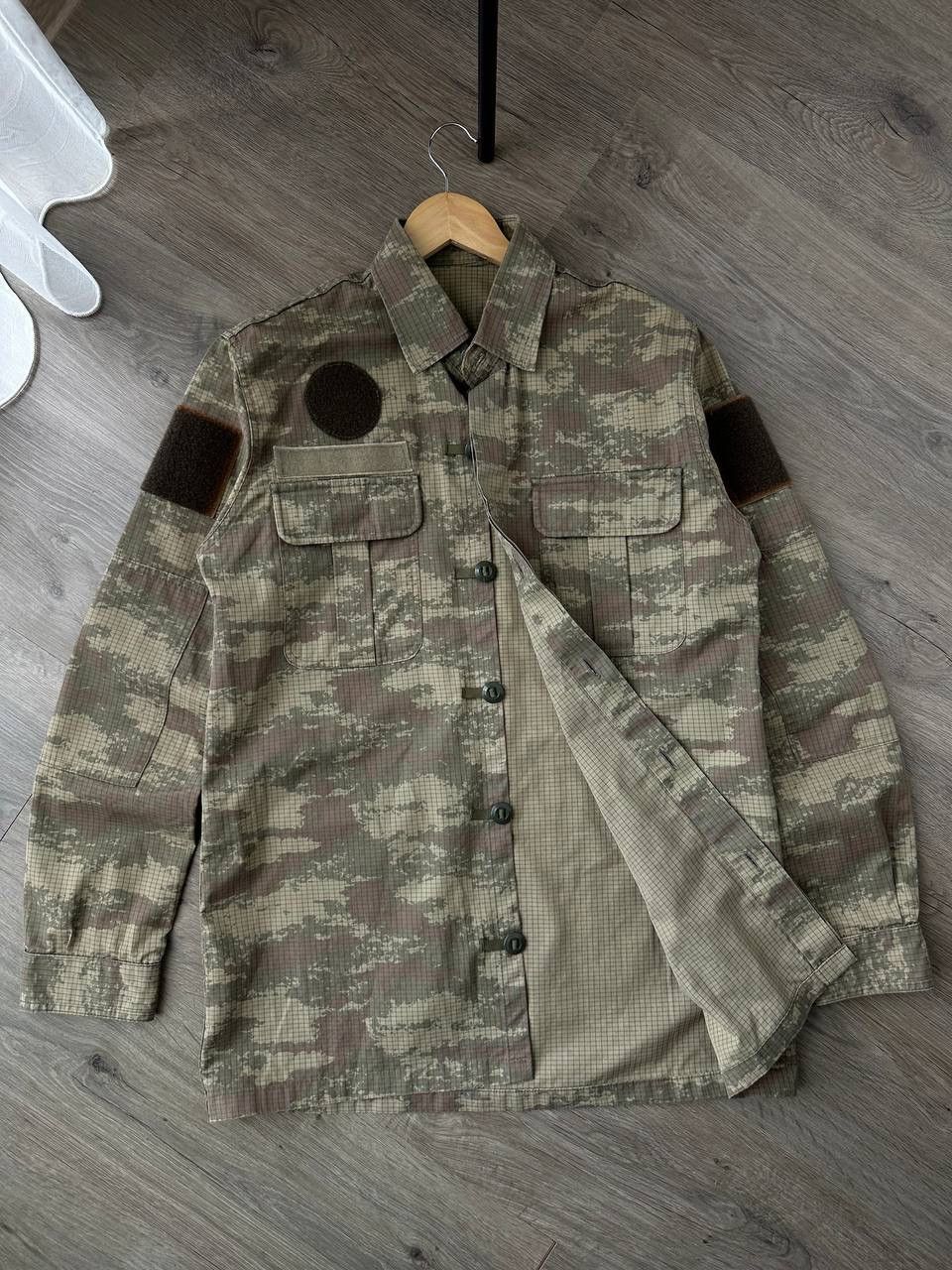 Japanese Brand × Vintage Vintage Japanese Camo Tactical Patch Mens Jacket Size US M / EU 48-50 / 2 - 9 Thumbnail