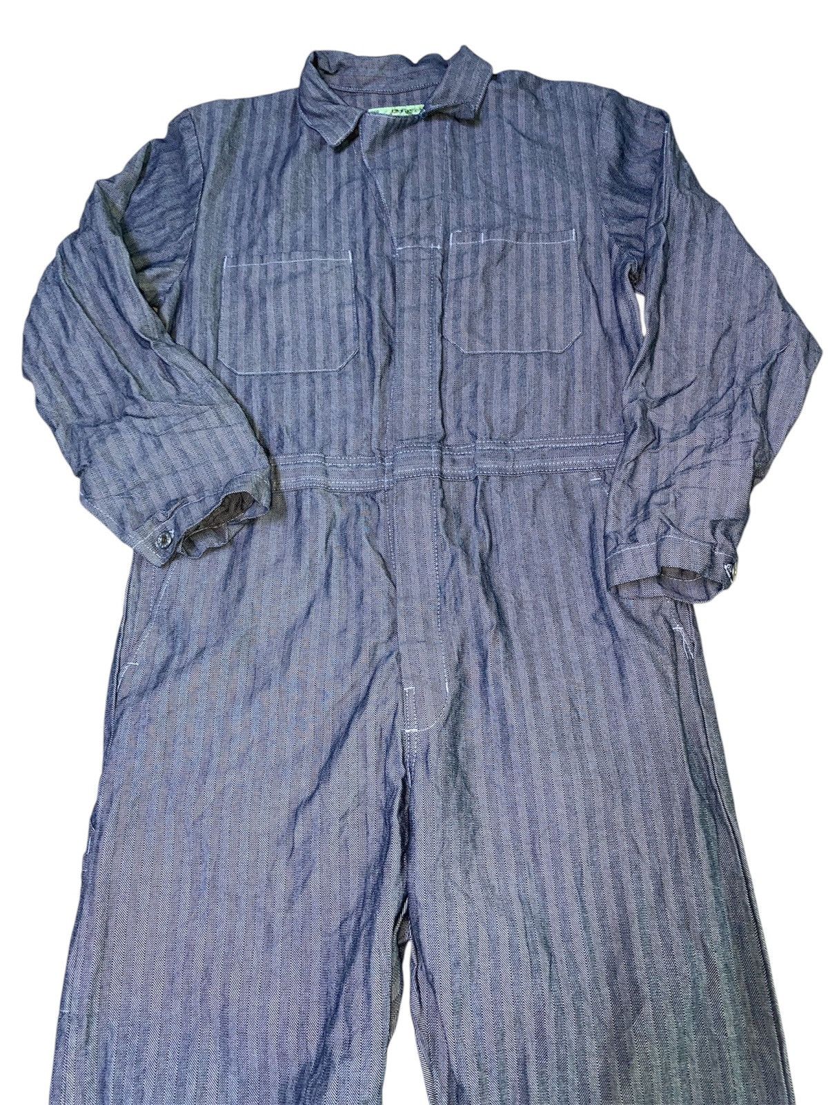 Vintage Vintage 90s HBT Denim Coverall Size US M / EU 48-50 / 2 - 2 Thumbnail
