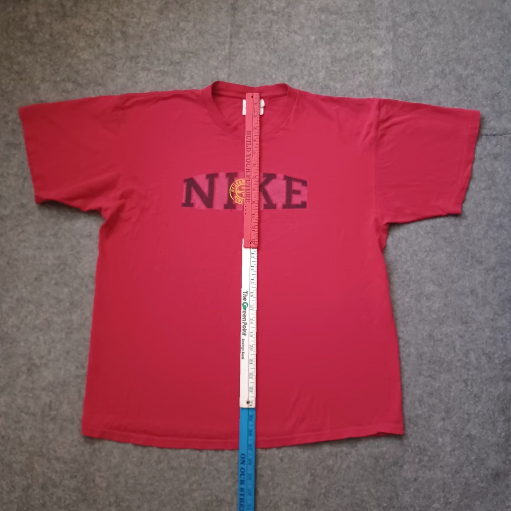 Nike VINTAGE Nike T Shirt Mens L Red Performance Athletic Logo Spellout Short Sleeve Size US L / EU 52-54 / 3 - 7 Thumbnail