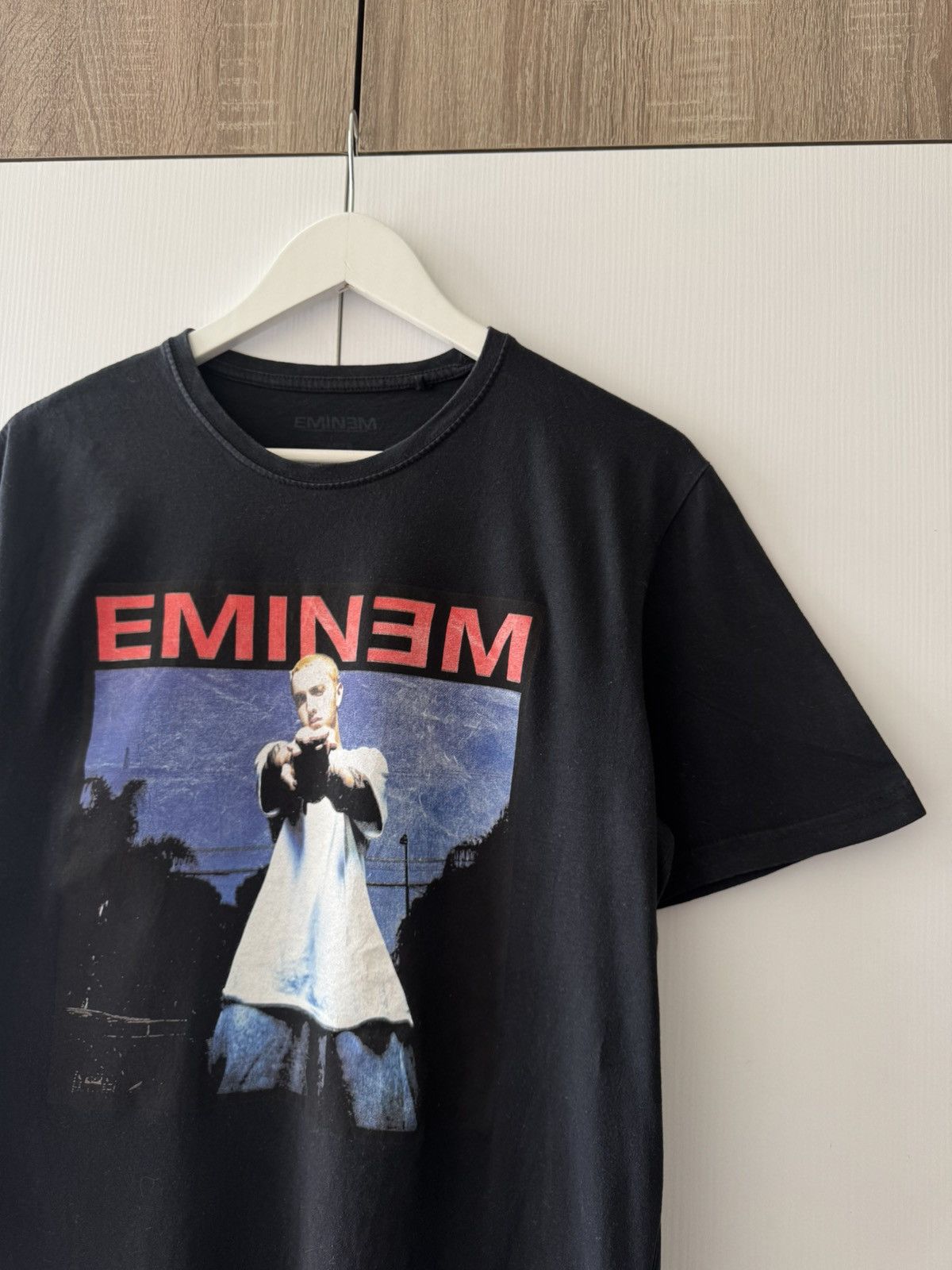 Eminem Vintage Eminem Rap T-shirt White Big Logo Size US M / EU 48-50 / 2 - 2 Thumbnail