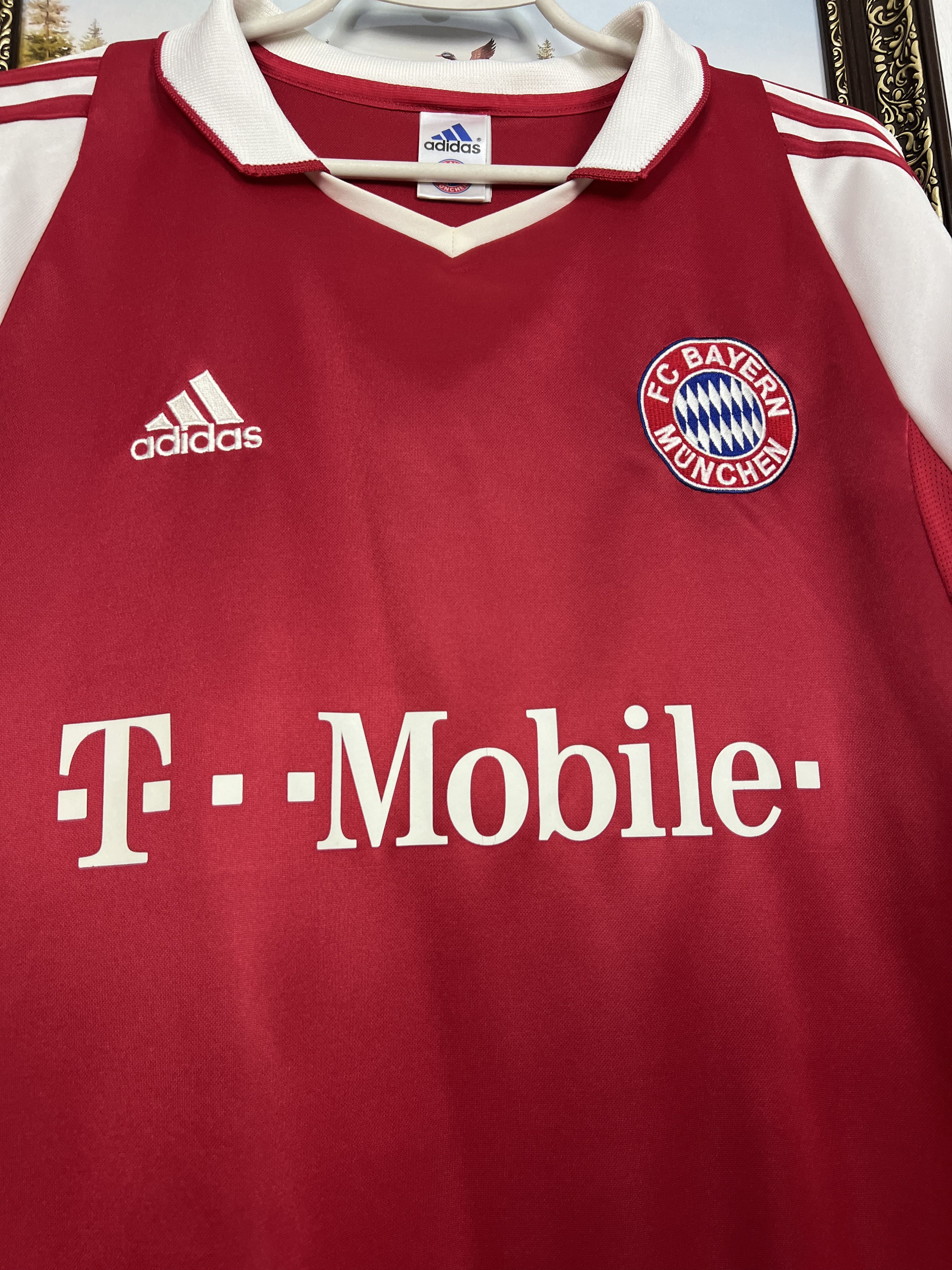 Adidas Bayern Munich Home football shirt 2003 Soccer Jersey Trikot Size US XL / EU 56 / 4 - 3 Thumbnail