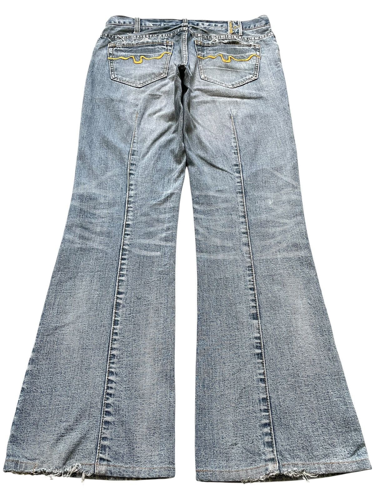 Japanese Brand Vintage Japanese Brand Faded Bootcut Flare Jeans Size US 30 / EU 46 - 2 Thumbnail