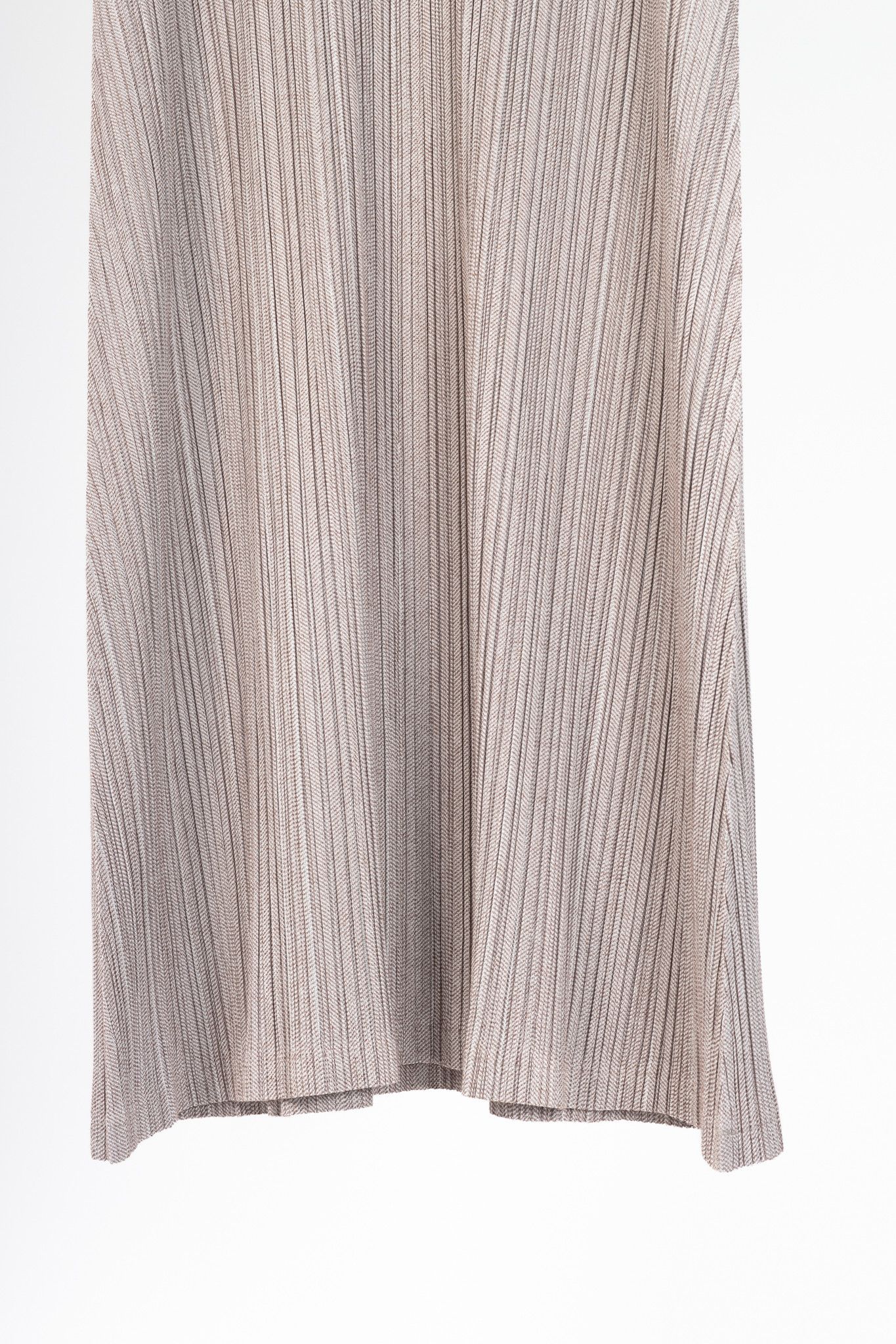 Pleats Please Issey Miyake Pleats Please Issey Miyake Herringbone-Print Midi Dress Size M / US 6-8 / IT 42-44 - 5 Thumbnail