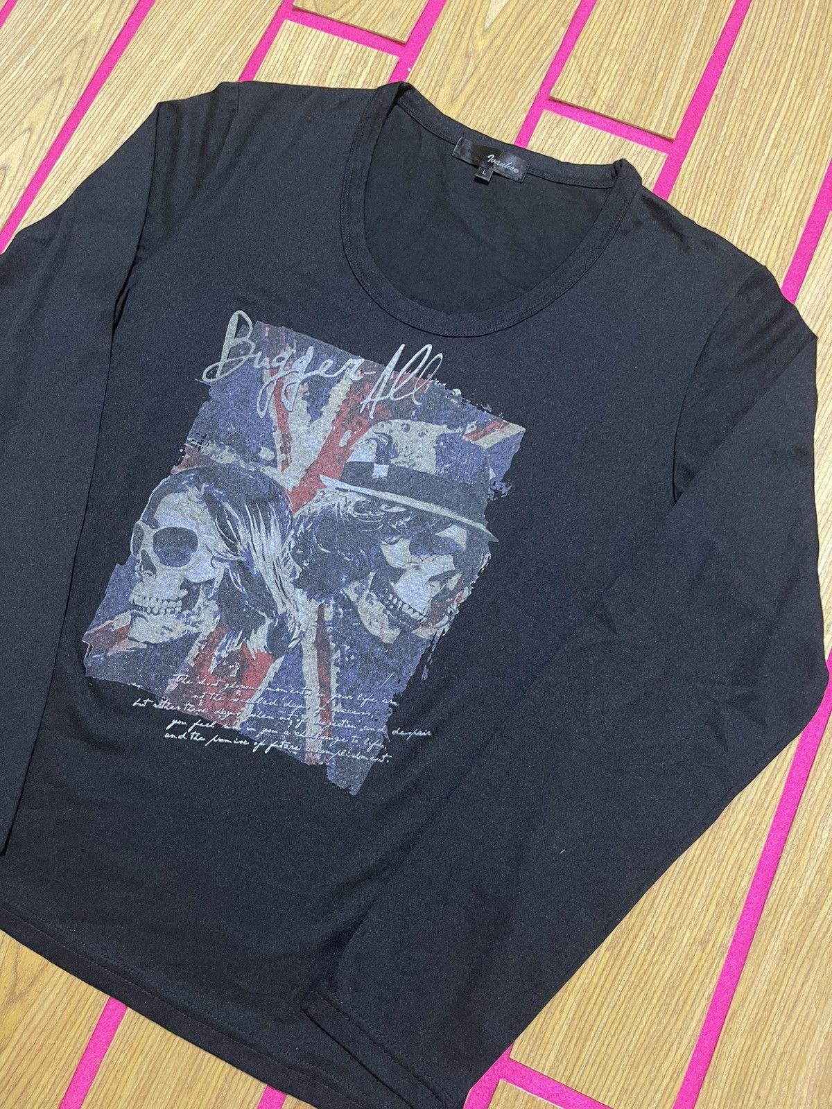 If Six Was Nine Y2K BUGGER ALL long sleeve tshirt Size US M / EU 48-50 / 2 - 2 Thumbnail
