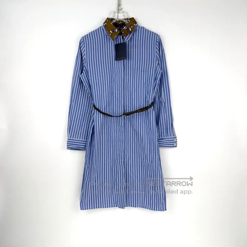 Other Louis Vuitton Blue and white vertical classic logo shirt d Size XS / US 0-2 / IT 36-38 - 3 Thumbnail