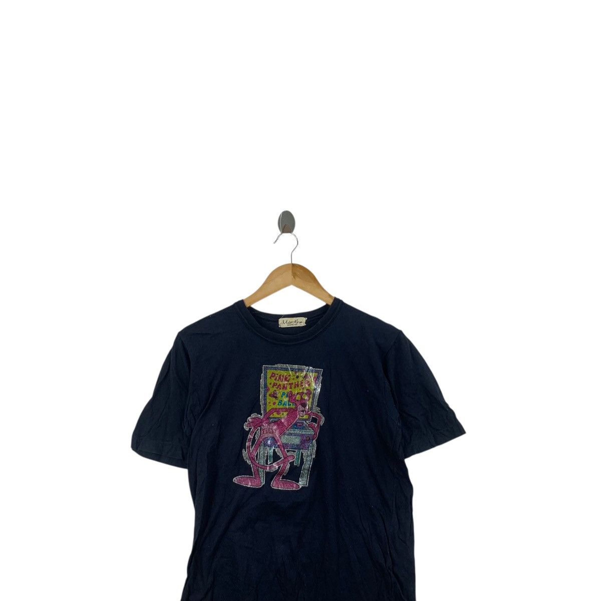Vintage Vintage 80s PINK PANTHER CARTOON Iron On Logo Tee Shirt Top Size S / US 4 / IT 40 - 2 Thumbnail