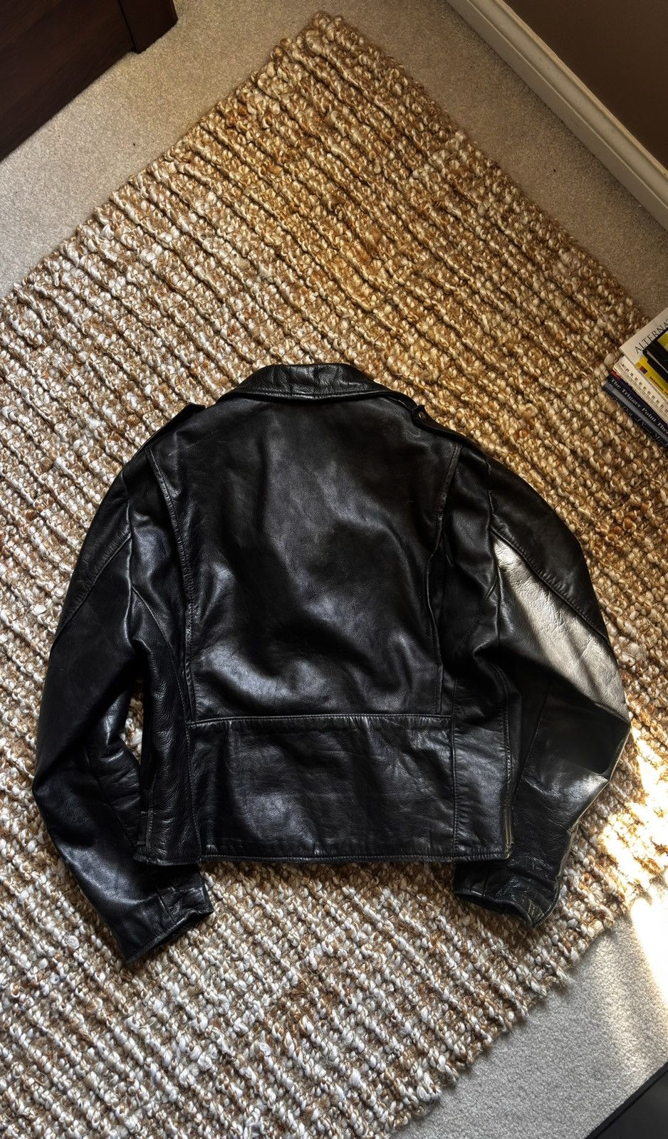 Brooks Brooks leather biker jacket Size US M / EU 48-50 / 2 - 2 Thumbnail