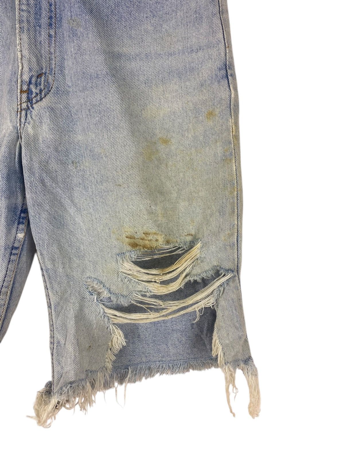 Levi's × Vintage Vintage 90s Thrashed Levis 510 Cutter Short Pants Denim Size US 31 - 2 Thumbnail