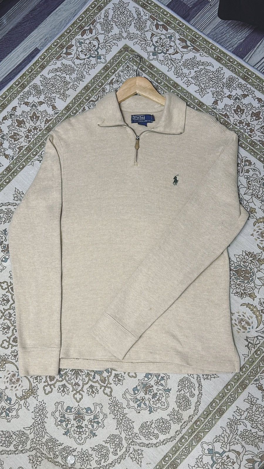 (S) POLO RALPH LAUREN HALF ZIPPER