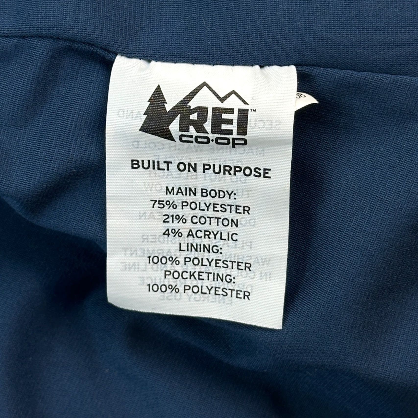 Vintage REI Co-Op Jacket Womens Large Blue Aureum Sherpa Full Zip Hoodie Outdoor Hiking Shirt Size L / US 10 / IT 46 - 7 Thumbnail
