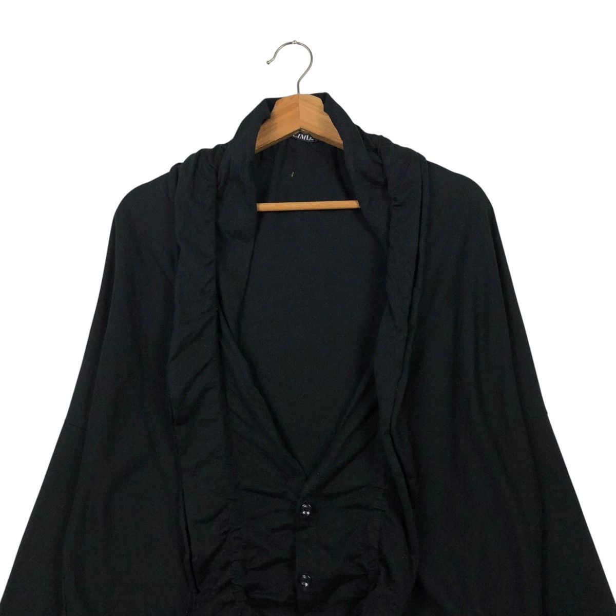 Limi Feu 🔥RICH BLACK LIMI FEU YOHJI YAMAMOTO LONG JACKET Size S / US 4 / IT 40 - 4 Thumbnail