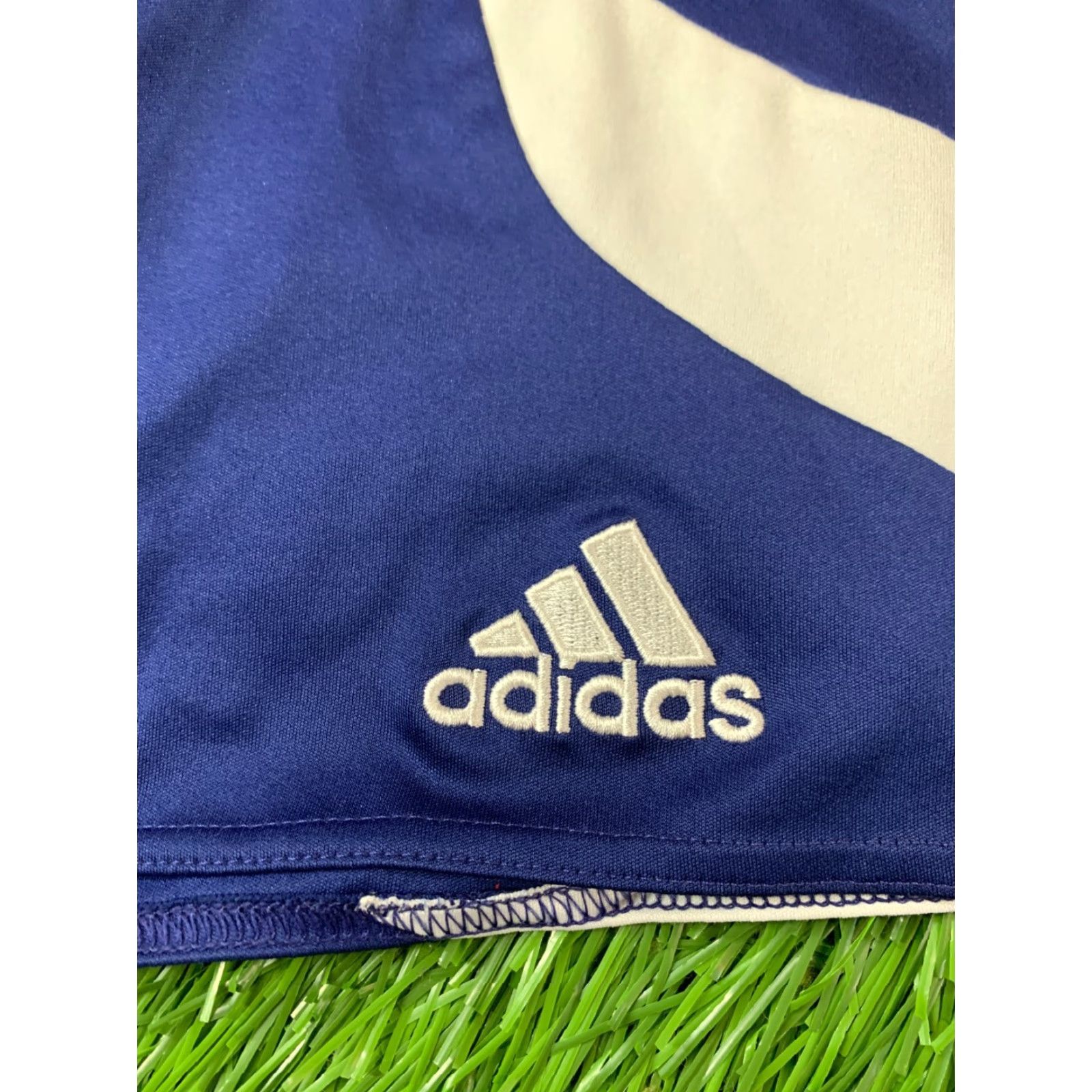 Adidas ADIDAS Nova PERFORMANCE CLIMALITE 2018 ORIGINAL MEN FOOTBALL SHORTS S Navy Blue and White Football Men S Size US 29 - 2 Thumbnail