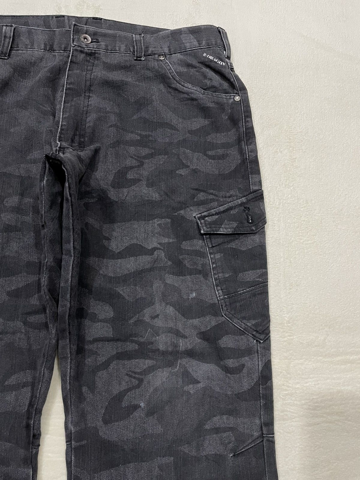 Japanese Brand Vintage Z-Dragon Faded Denim Jeans Size US 38 / EU 54 - 4 Thumbnail