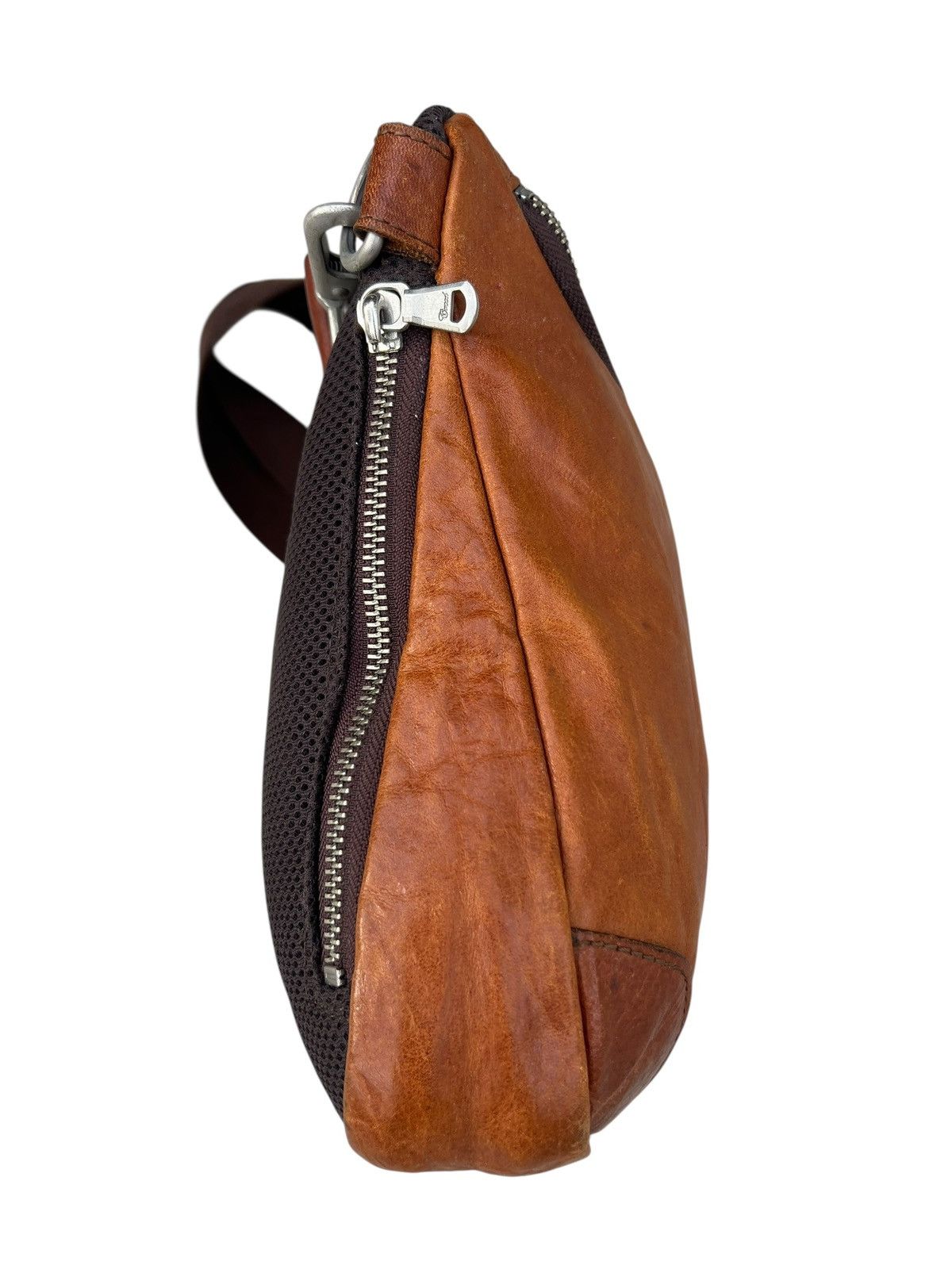Leather Patina Brown Leather Bag Creed Japan Size ONE SIZE - 9 Thumbnail