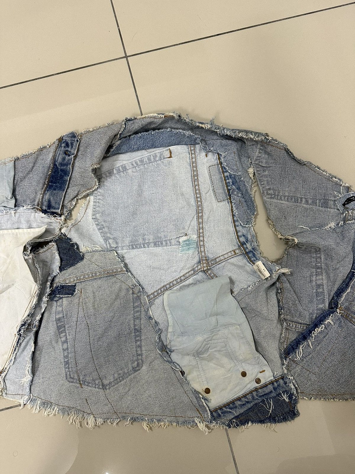 Levi's × Vintage Vintage Levi’s Patchwork Vest Design Size US M / EU 48-50 / 2 - 10 Thumbnail