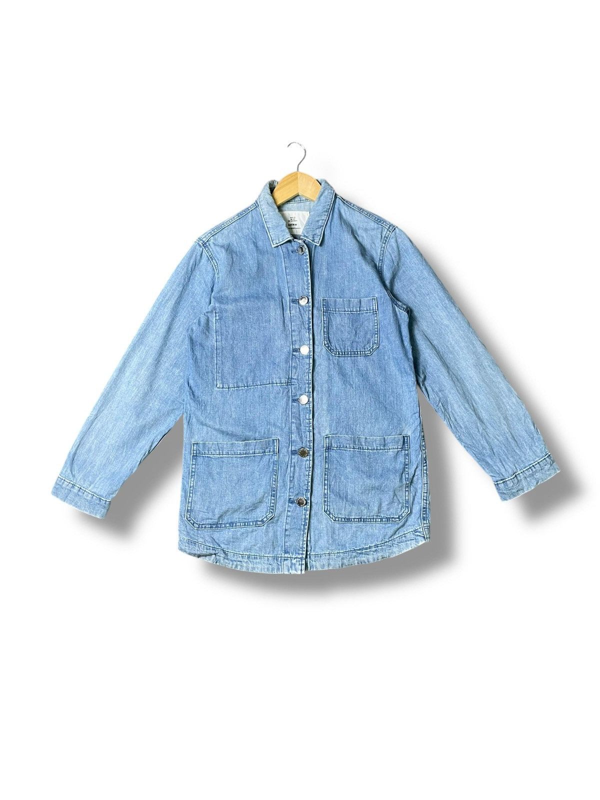 H&M Vintage H&M + &Denim Button Up Jean Jacket (1) Size US XS / EU 42 / 0 - 1 Thumbnail