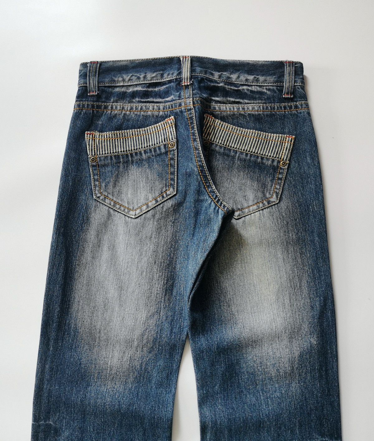 Japanese Brand Playchess Sunset 59 Patch Pockets Jeans Size US 29 - 7 Thumbnail