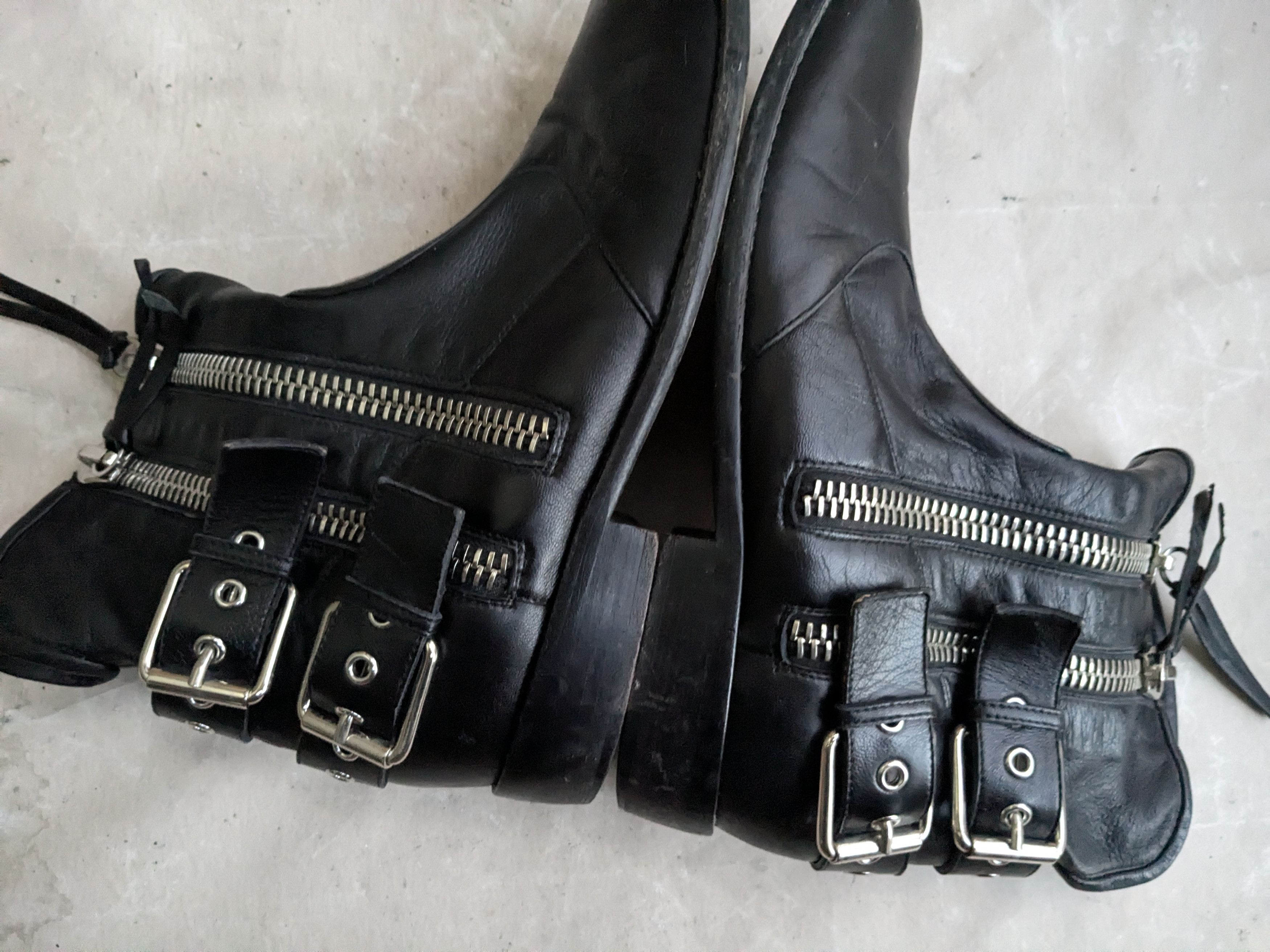 Giuseppe Zanotti Giuseppe Zanotti Side Zip Boots Black 10 43 Leather Size US 10 / EU 43 - 6 Thumbnail