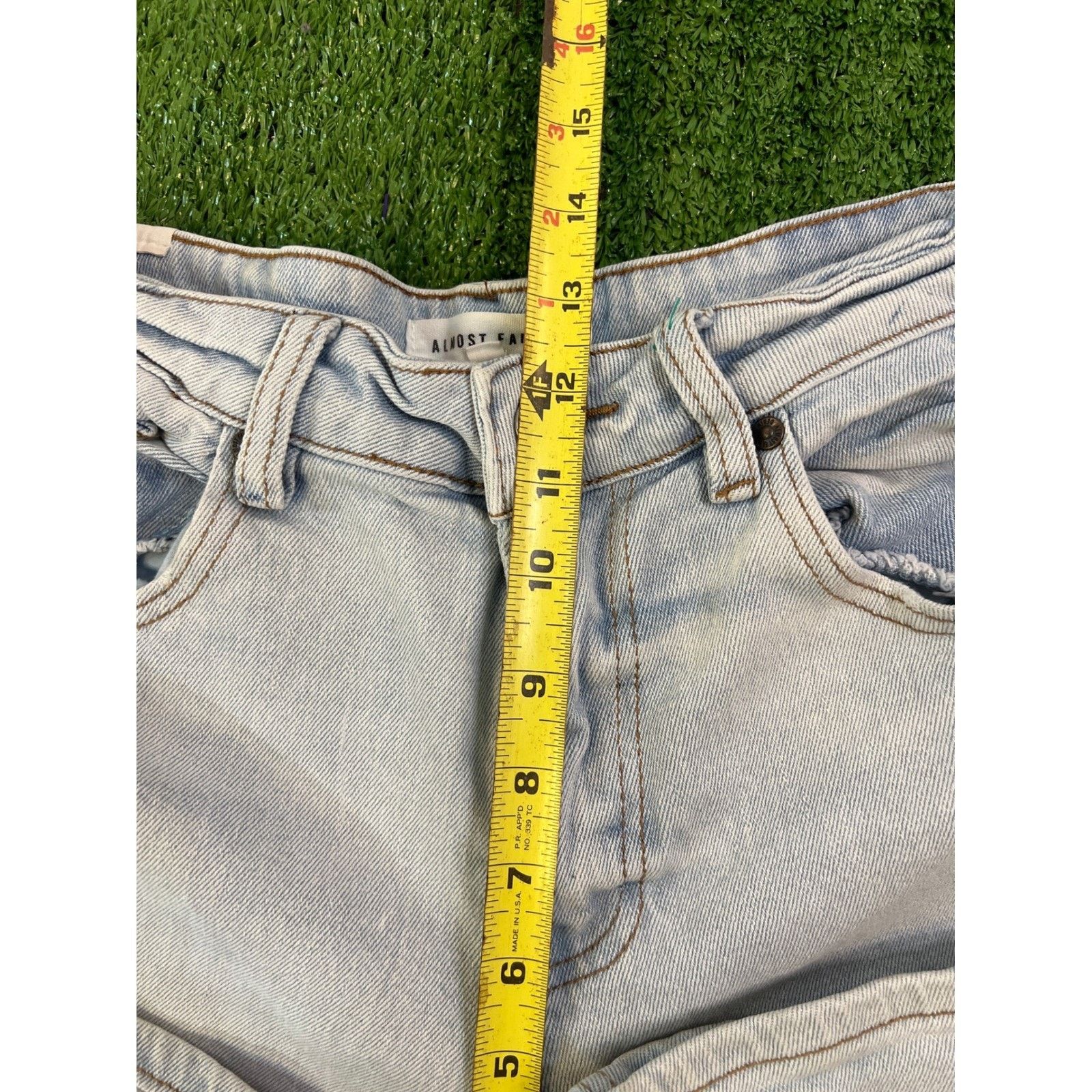 Almost Famous Almost Famous Womens 7-30 Baggy Jeans Wide Leg High Rise Size 30" / US 8 / IT 44 - 3 Thumbnail