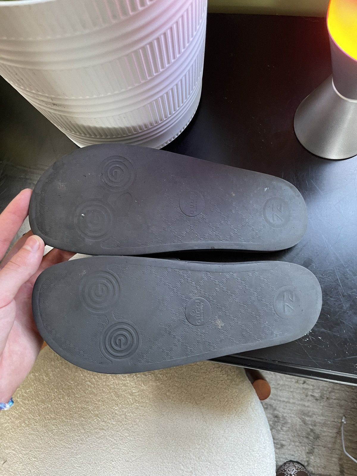 Gucci Gucci Big Logo Slides Size US 9 / EU 42 - 3 Thumbnail
