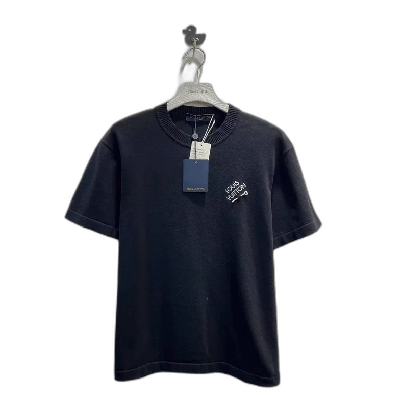 Louis Vuitton Louis Vuitton Black Short Sleeve Logo T-Shirt Size US M / EU 48-50 / 2 - 1 Thumbnail
