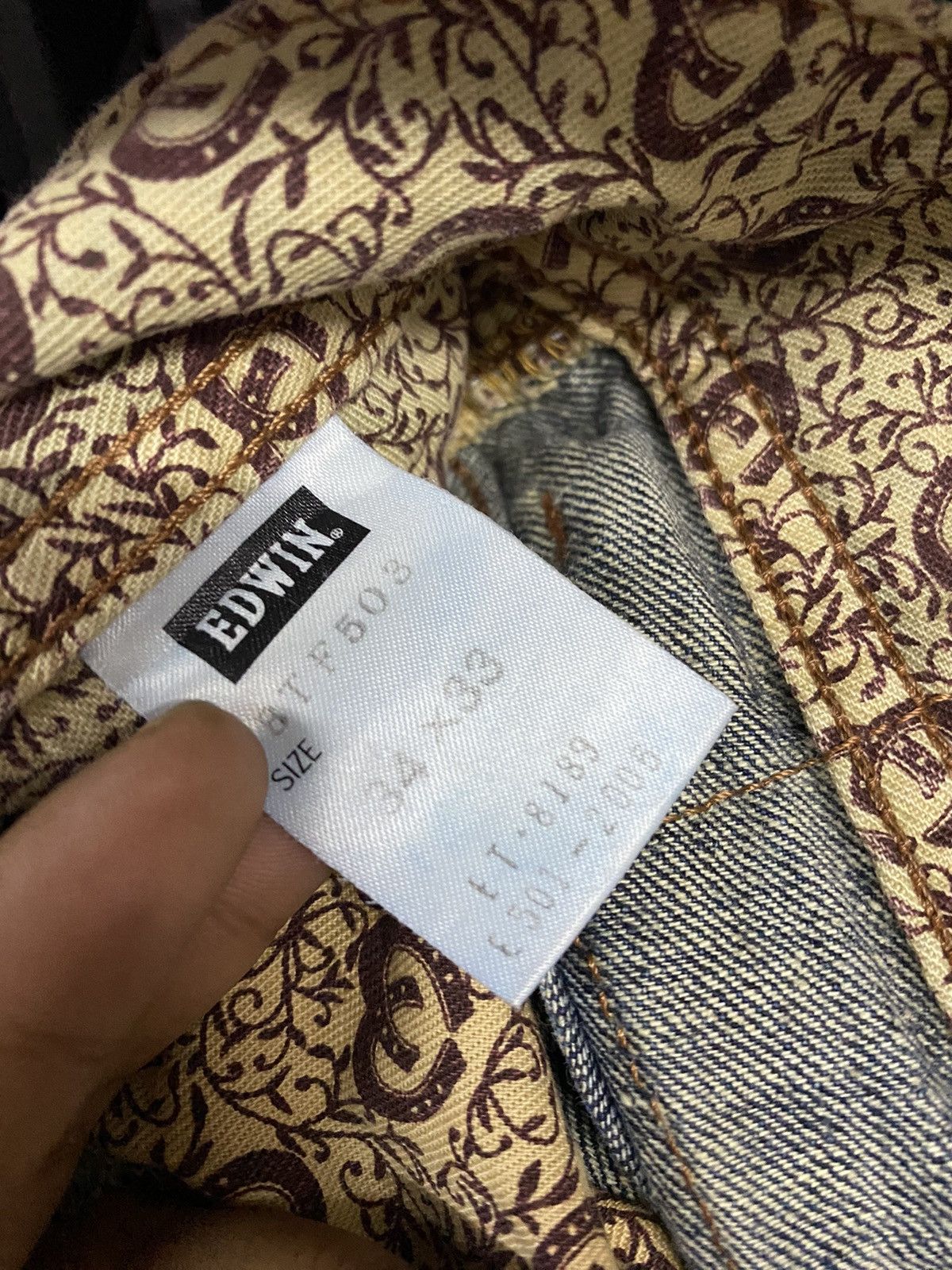 Edwin × If Six Was Nine × Tornado Mart Edwin rusty crazy Wash vintage Size US 35 - 7 Thumbnail