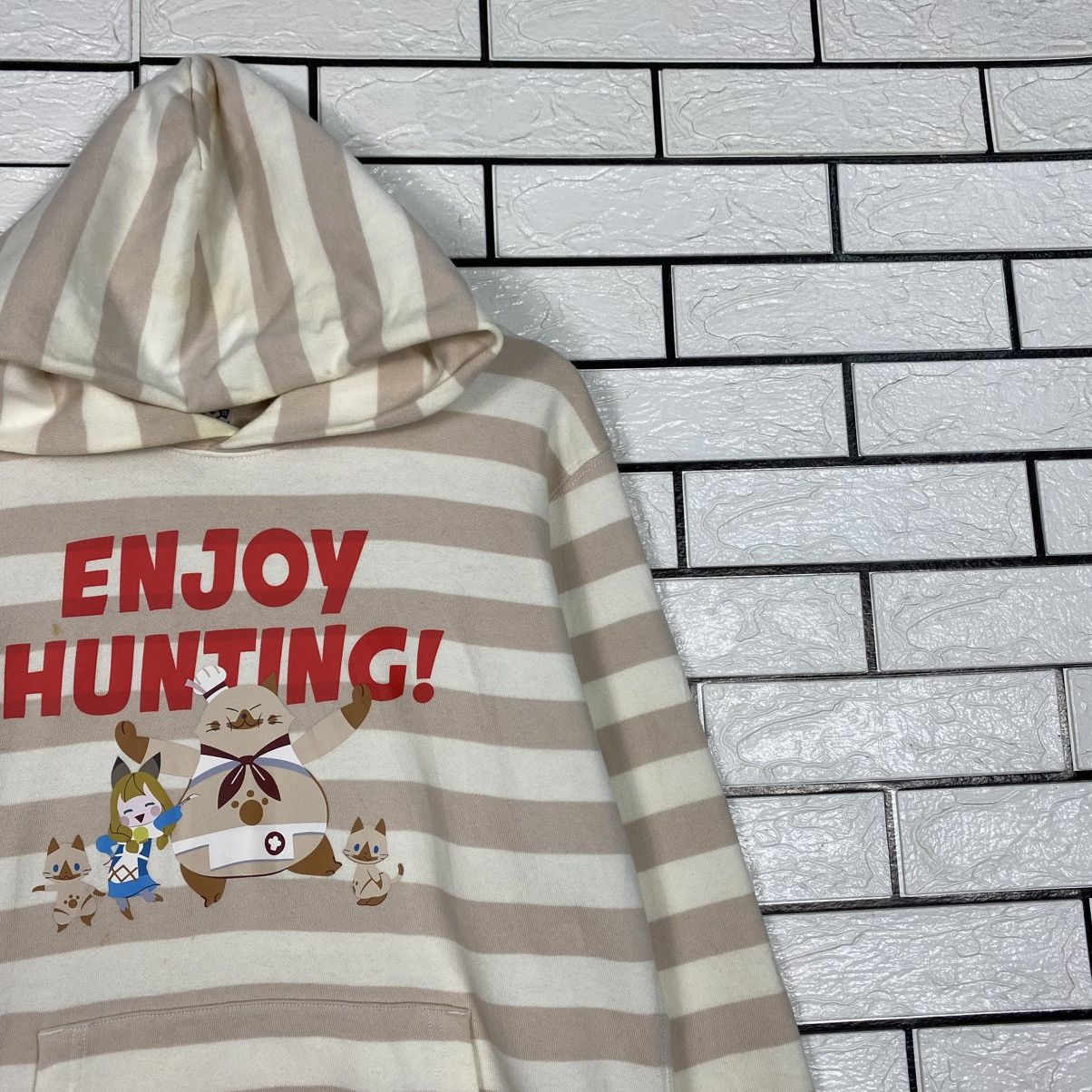Japanese Brand 📌Vintage Hoodie Striped Design Uniqlo Cartoon Japan Size US L / EU 52-54 / 3 - 7 Thumbnail