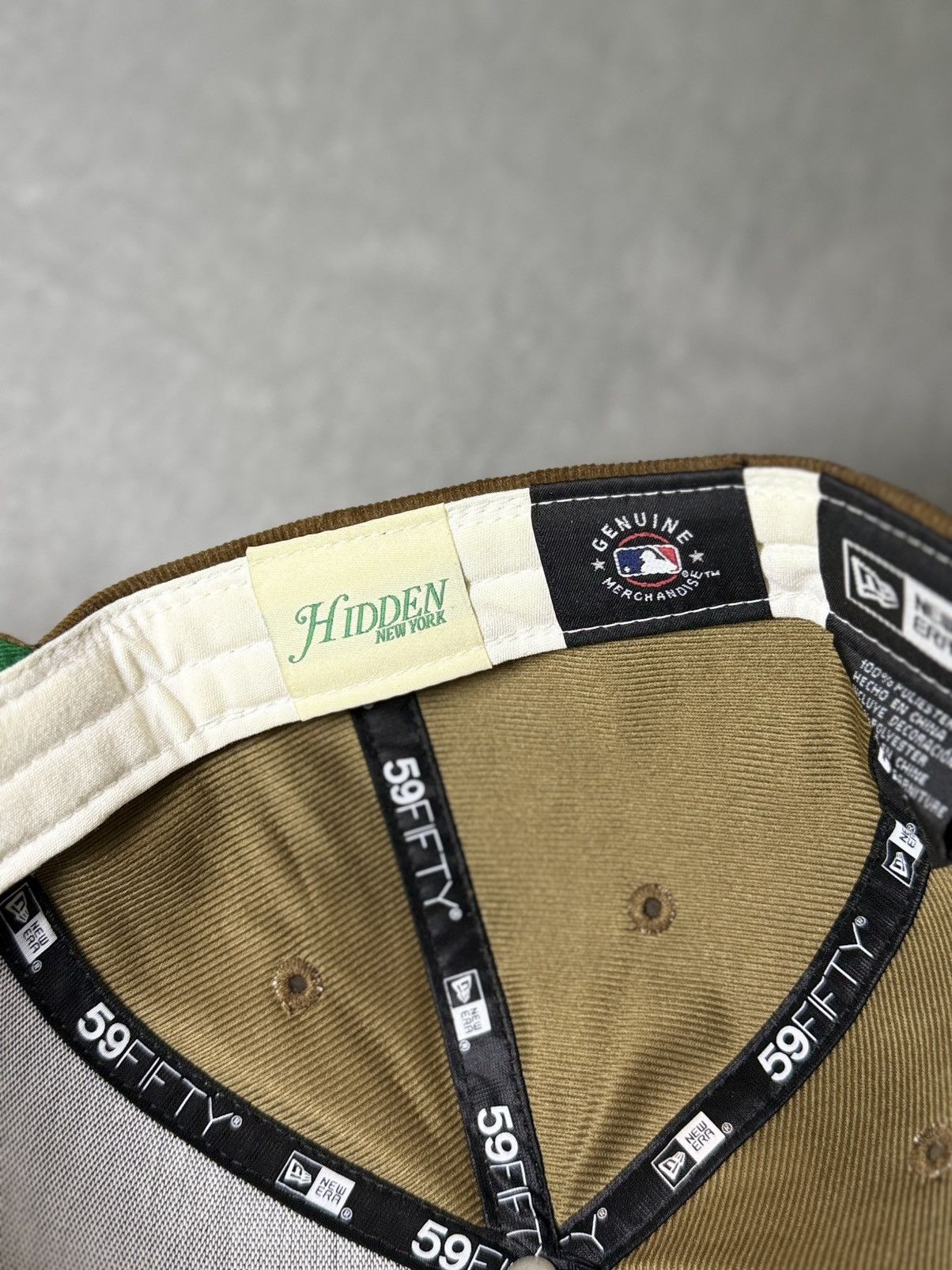 HIDDEN Hidden NY Yankees New Era Hat Size 7/8 Size 38 - 5 Thumbnail