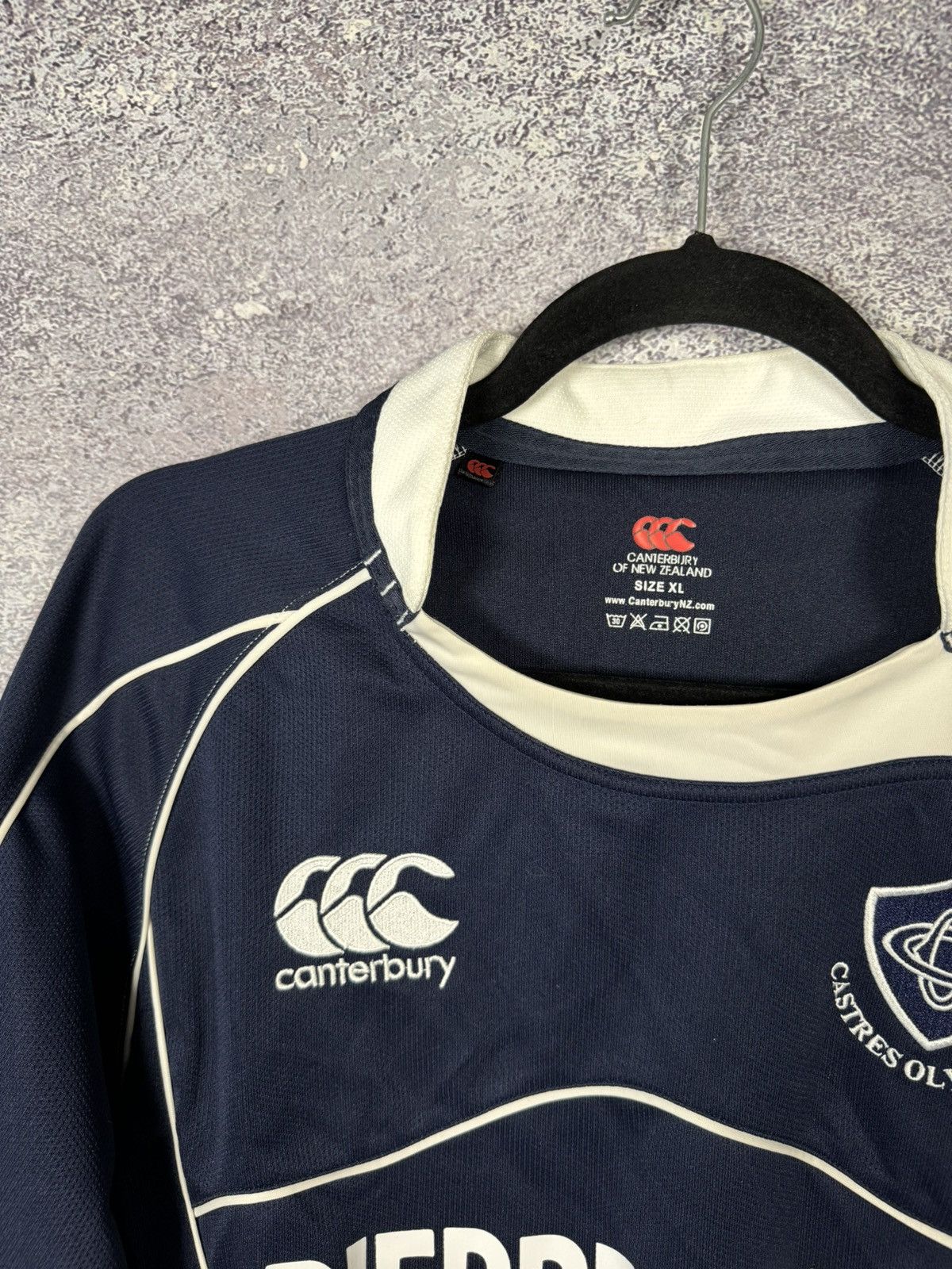 Canterbury of New Zealand Canterbury Castres Olympique Pro Rugby Home Jersey XL Size US XL / EU 56 / 4 - 6 Thumbnail