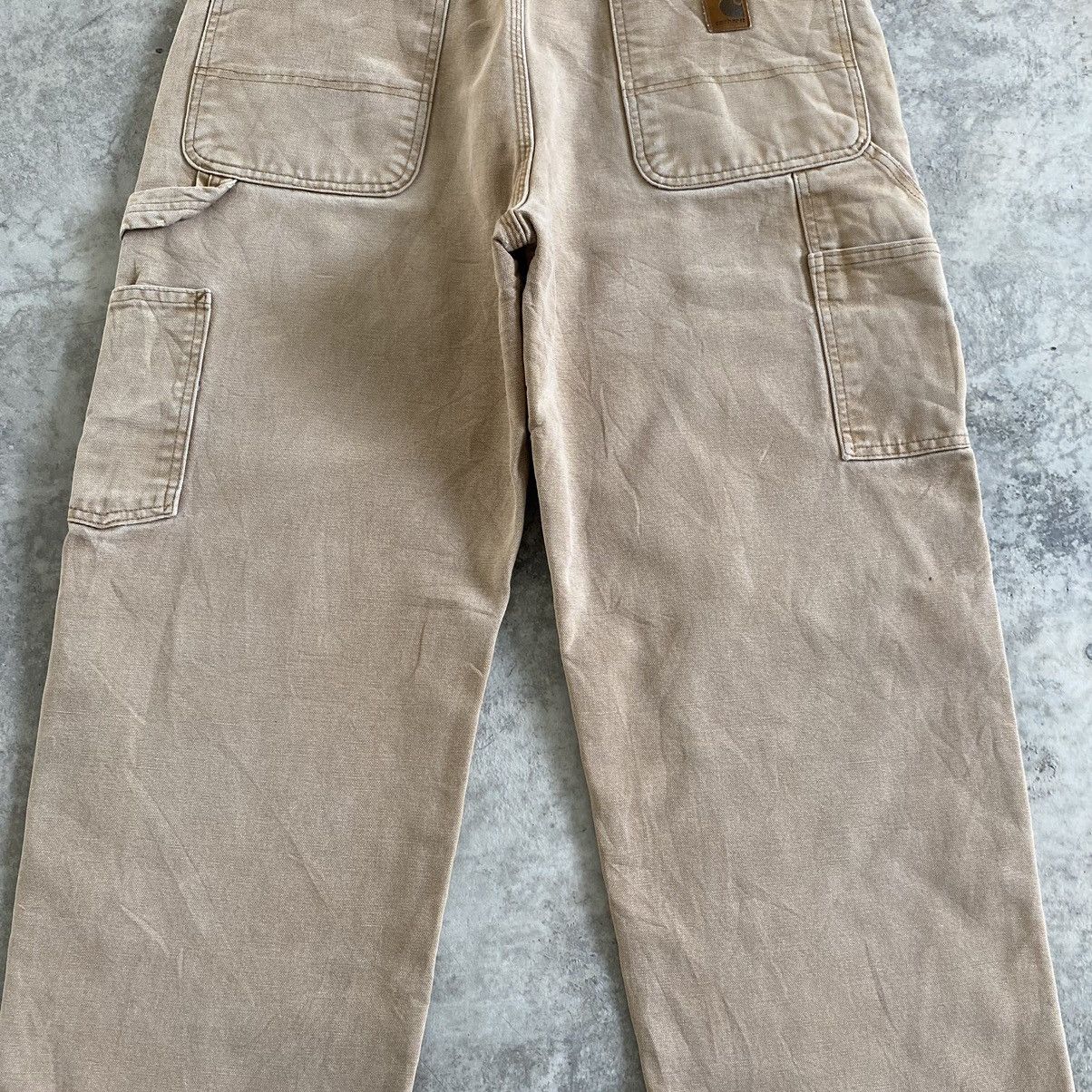 Carhartt Vintage Carhartt Blanket Lined Faded Tan Carpenter Pants Size US 34 / EU 50 - 17 Thumbnail