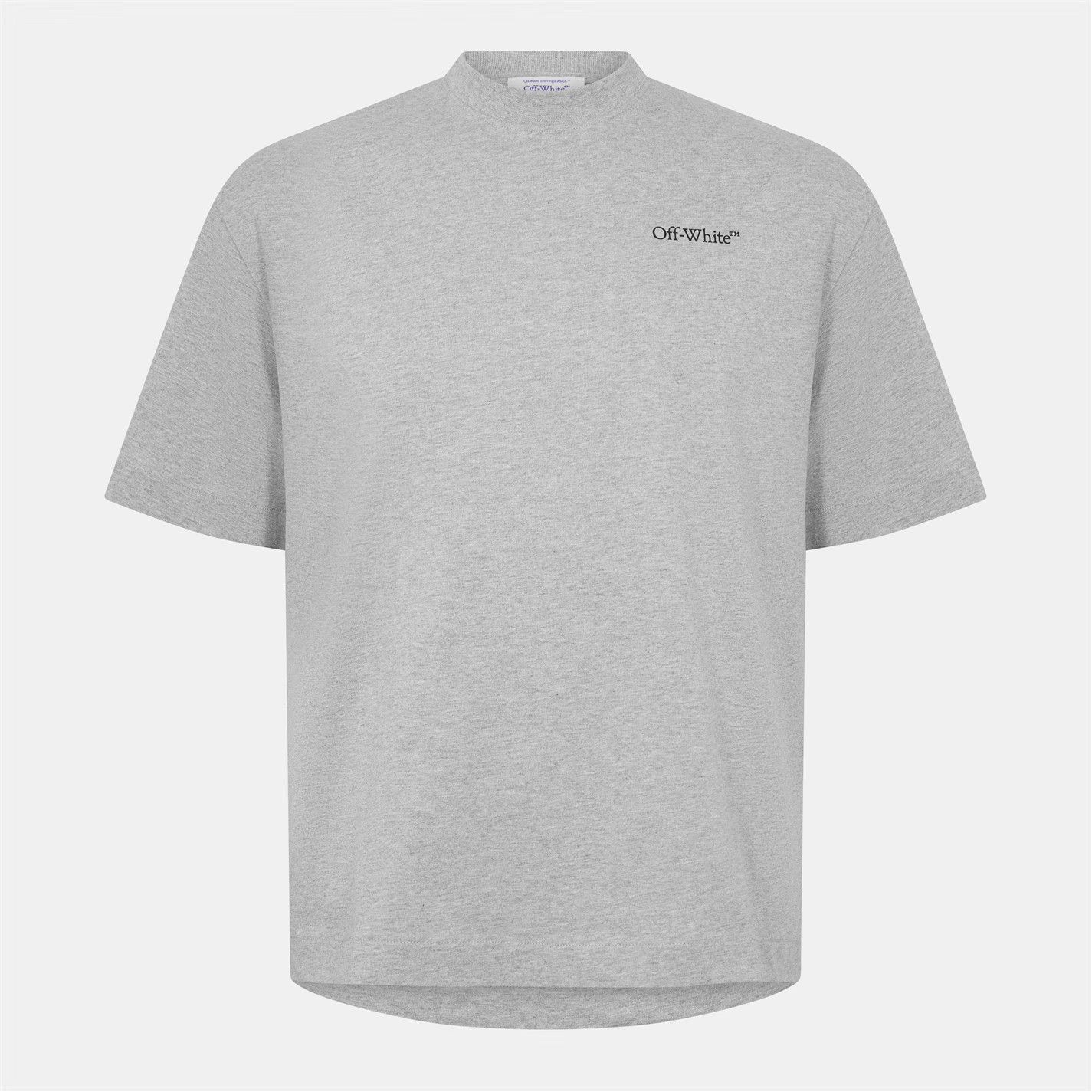 Off-White o1g2r1mq0226 Windy Arrow Skate Oversized T-Shirt In Grey Size US S / EU 44-46 / 1 - 1 Thumbnail