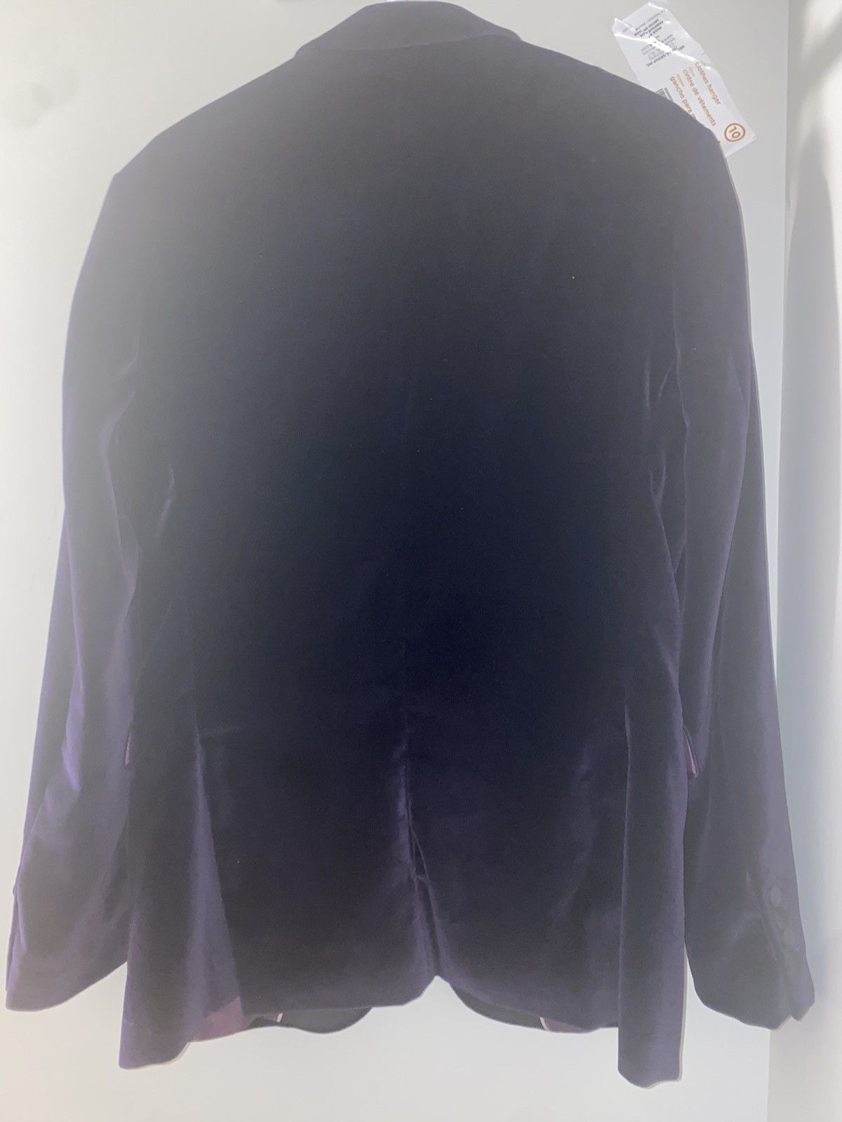 Vintage purple suede blazer Size 44L - 4 Thumbnail
