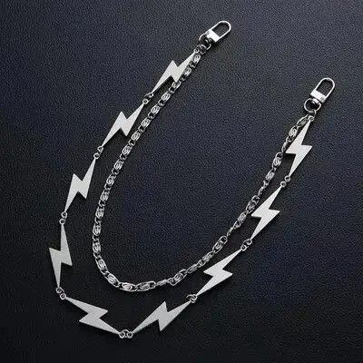 Jewelry Unique Keychain in Silver, Men's