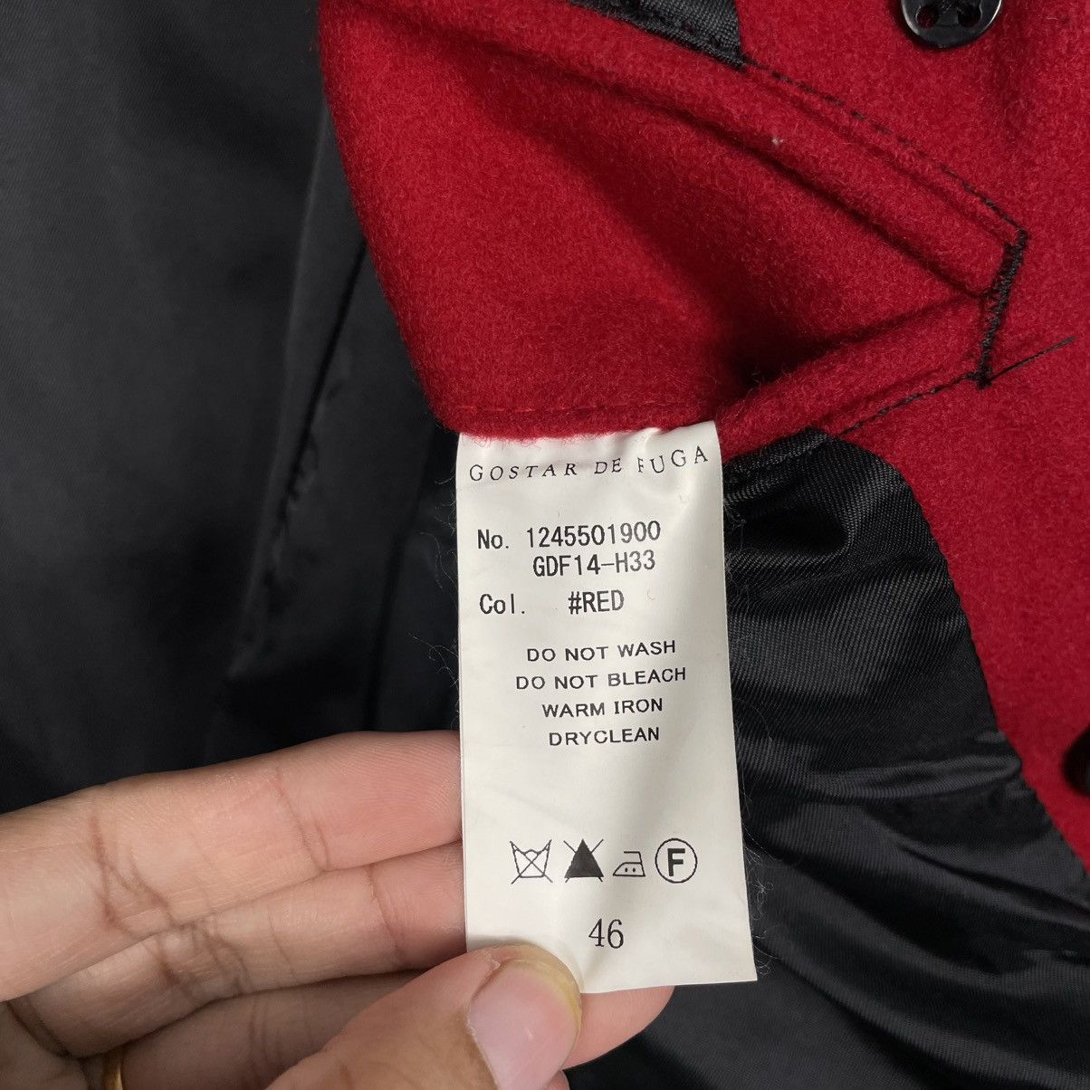 GOSTAR DE FUGA Gostar De Fuga Double Breasted Red Jacket Size US S / EU 44-46 / 1 - 16 Thumbnail