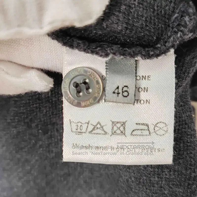 Dior Dior Gray Wool Men's Polo Shirt . Size US M / EU 48-50 / 2 - 5 Thumbnail