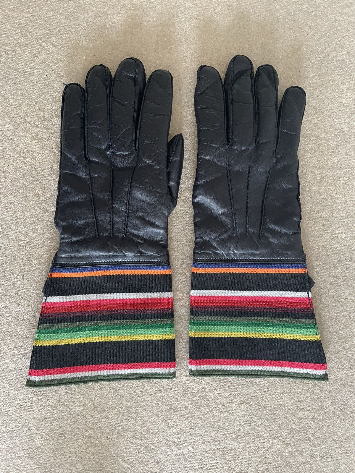 Raf Simons Sterling Ruby AW14 gauntlet gloves