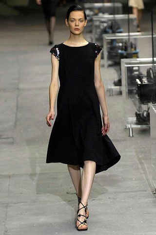 Yves Saint Laurent S/S 08 Yves Saint Laurent by Stefano Pilati black dress star Size S / US 4 / IT 40 - 7 Thumbnail