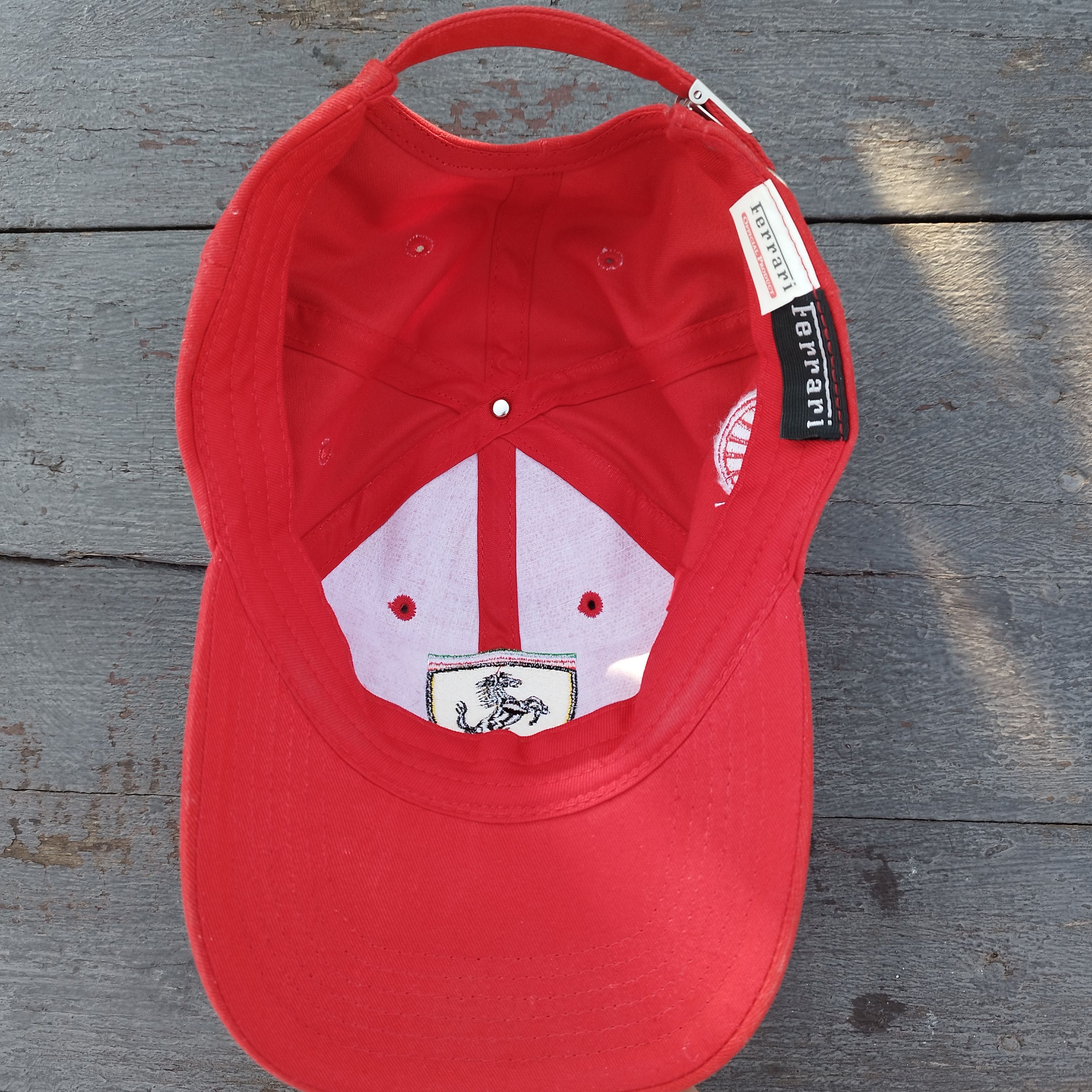 Ferrari Vintage Ferrari F1 Team Racing Cap - Rosso Corsa Red Size ONE SIZE - 8 Thumbnail