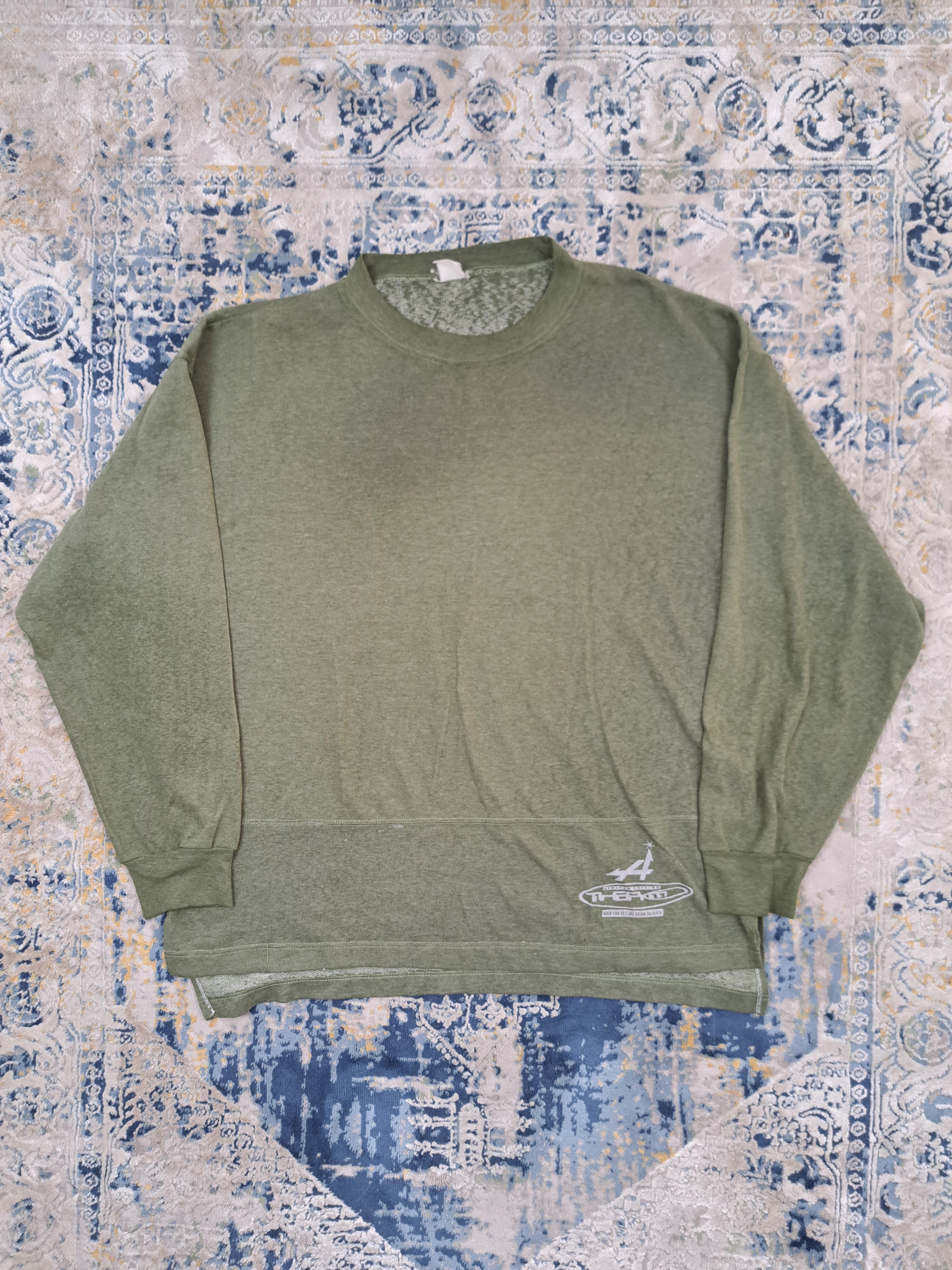 Band Tees Vintage 90s Come Down To Earth Techno Longsleeve Hardcore DJ Size US XL / EU 56 / 4 - 3 Thumbnail