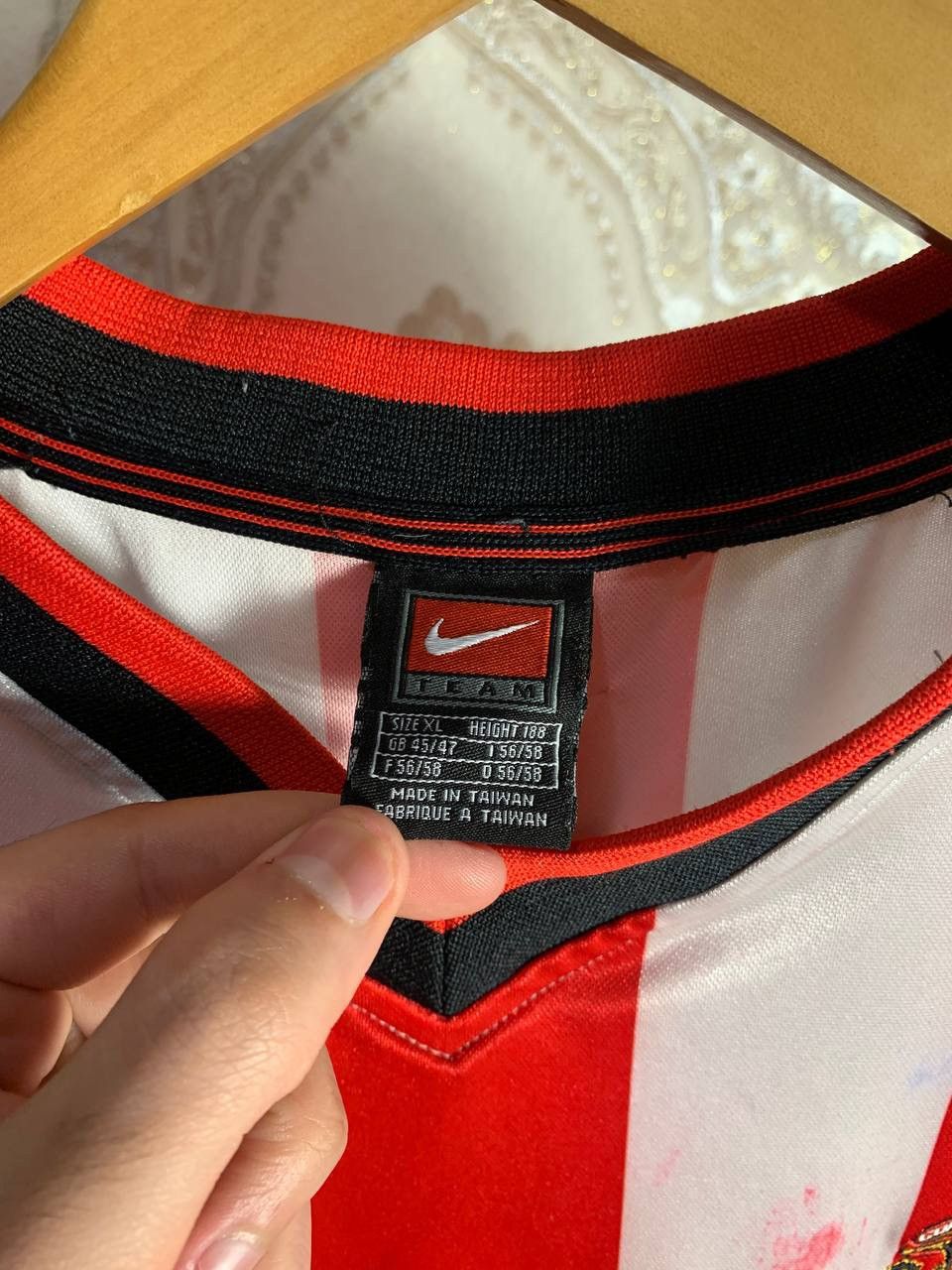 Nike VINTAGE NIKE FC SUNDERLAND ENGLAND SOCCER JERSEY RETRO 90s Size US XL / EU 56 / 4 - 5 Thumbnail
