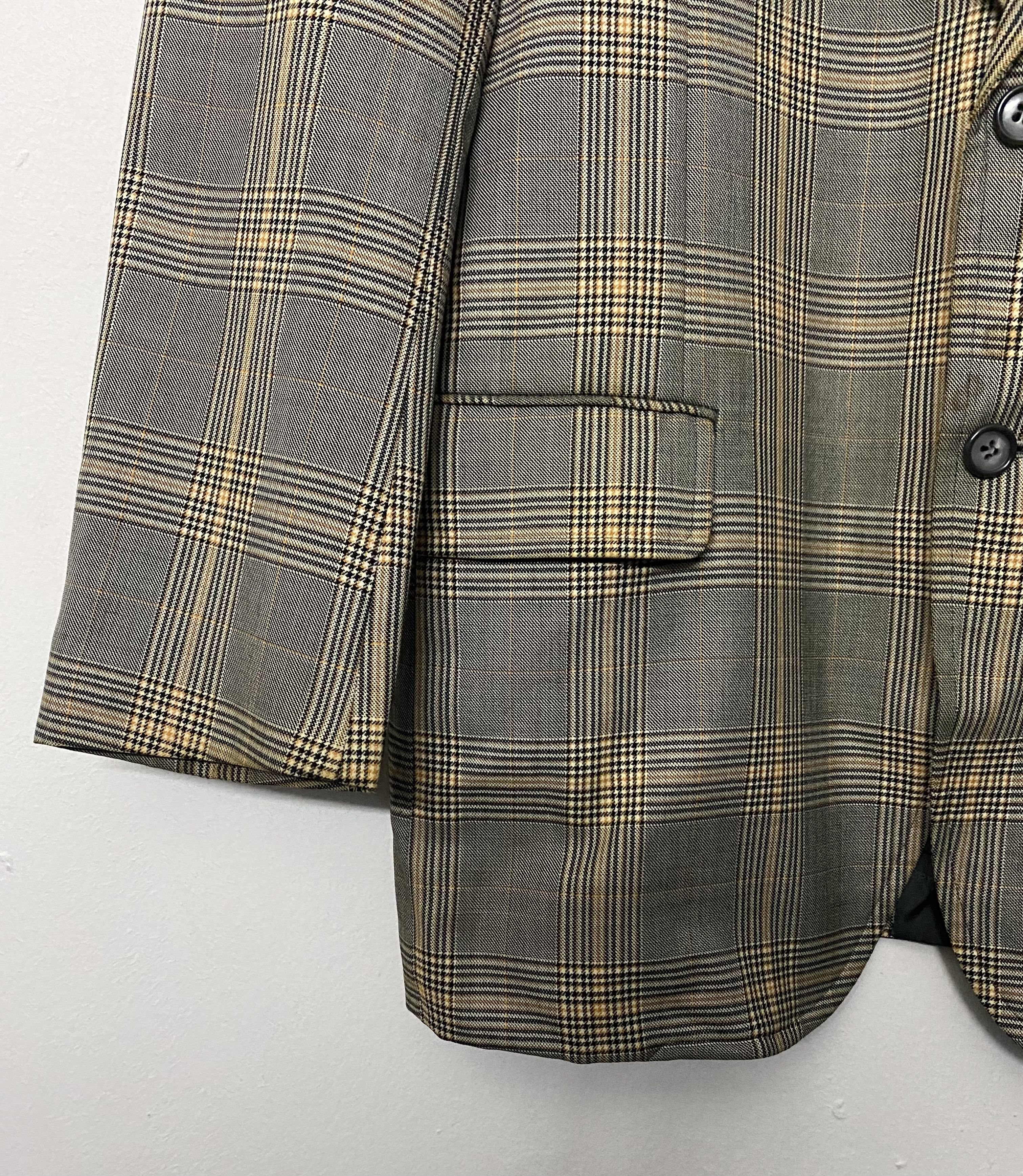 Burberry Prorsum Vintage 80s Burberrys Japan Sanyo Shokai Check Plaid Blazer Size US M / EU 48-50 / 2 - 5 Thumbnail