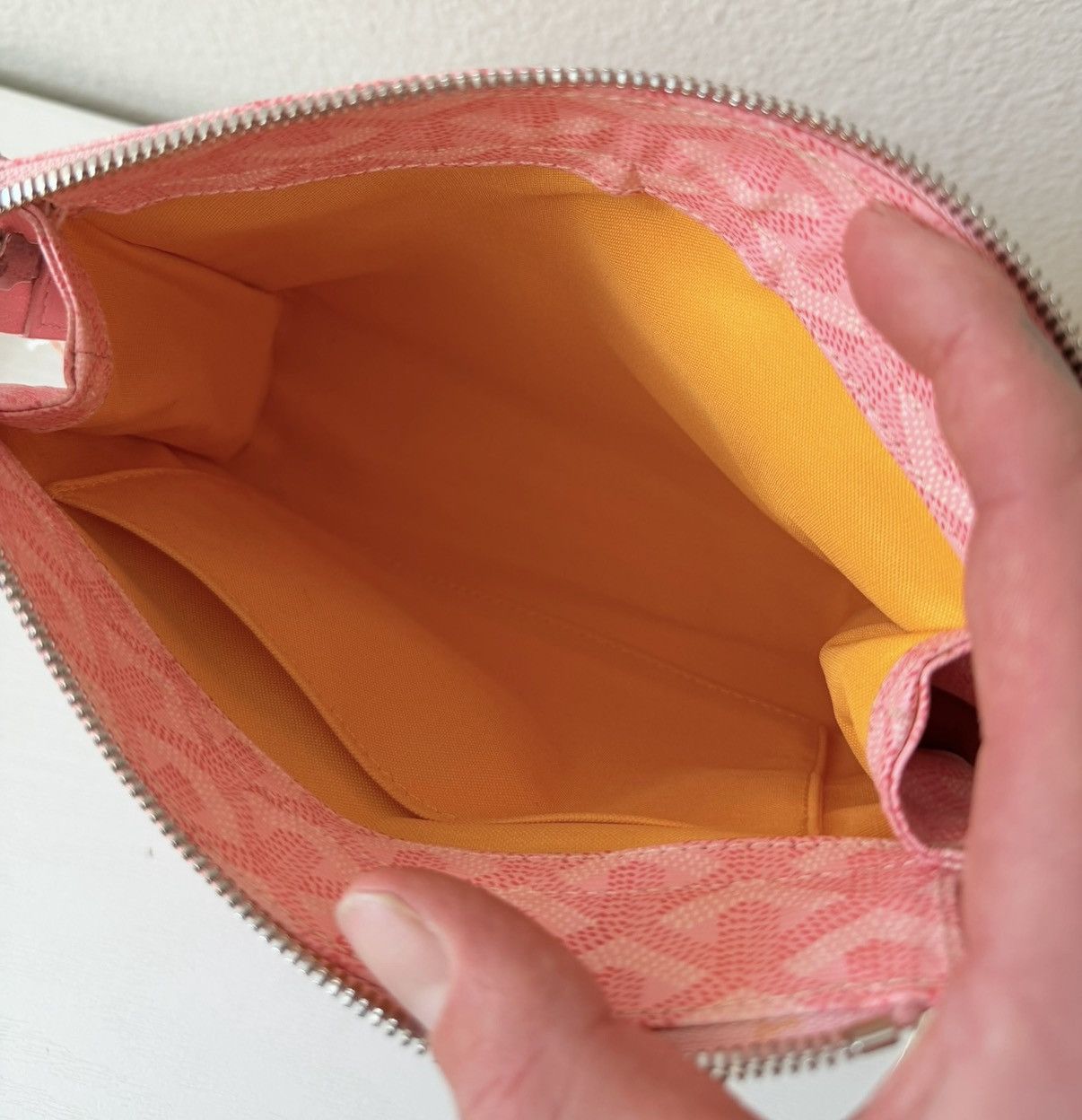 Goyard Goyard Pink Clutch Bag Rare Mirror PM Toiletry Sakura Pearl Size ONE SIZE - 9 Thumbnail
