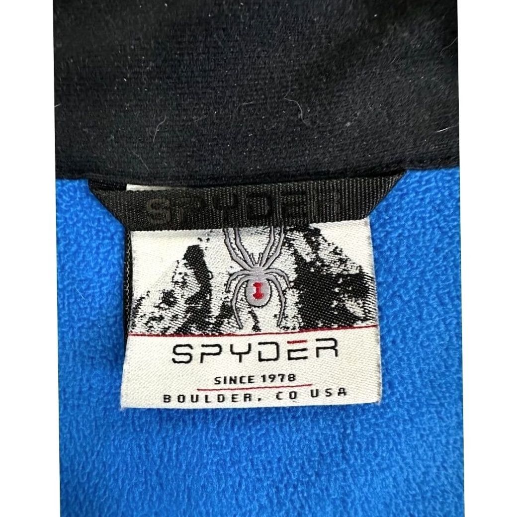 Spyder Spyder Sweatshirt Mens Large Blue Colorblock Pullover 1/4 Zip Logo EUC Size US L / EU 52-54 / 3 - 4 Thumbnail