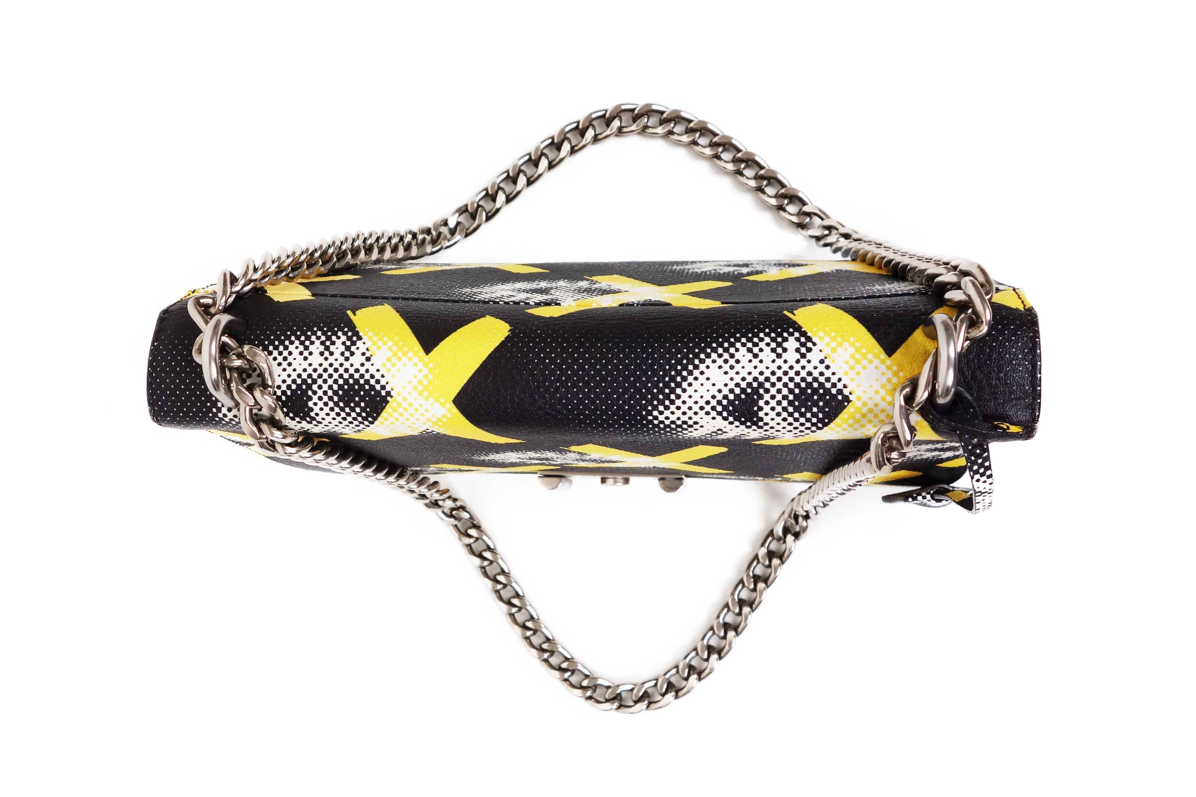 Prada Prada Eyes Print Vitello Daino Lock Flap Bag 2016 Leather Size ONE SIZE - 11 Thumbnail