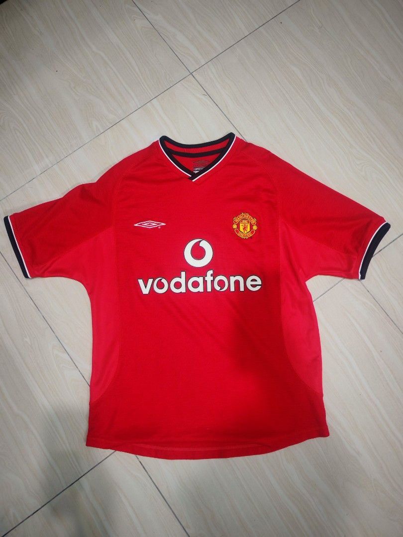 Umbro Man United Umbro 00/02 Vodafone Home Jersey Size US M / EU 48-50 / 2 - 1 Thumbnail